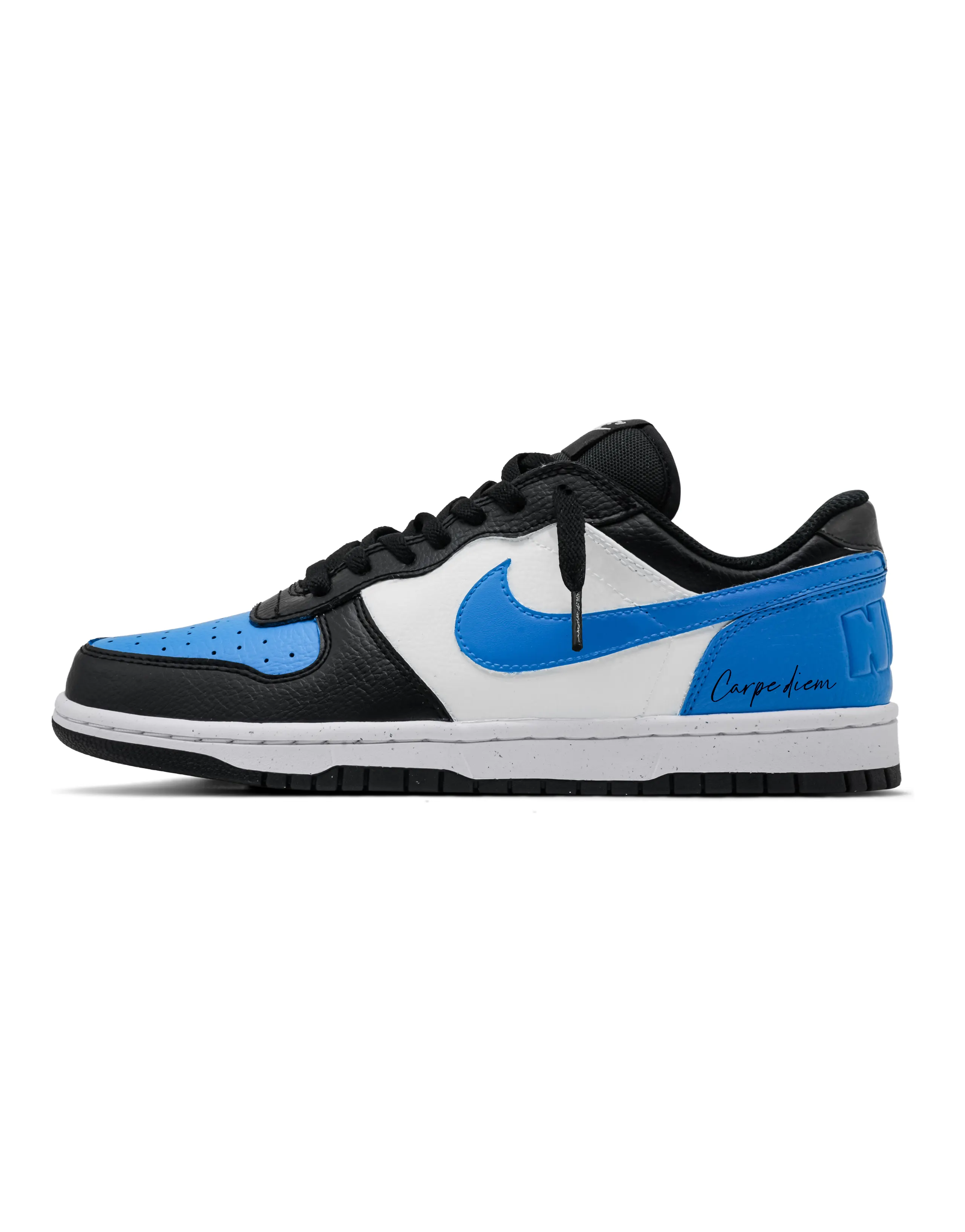 Custom Nike Big 'Lightning Blue Year of the Horse Limited' Casual Versatile Supportive Durable Breathable Low-Top Sneakers Men's