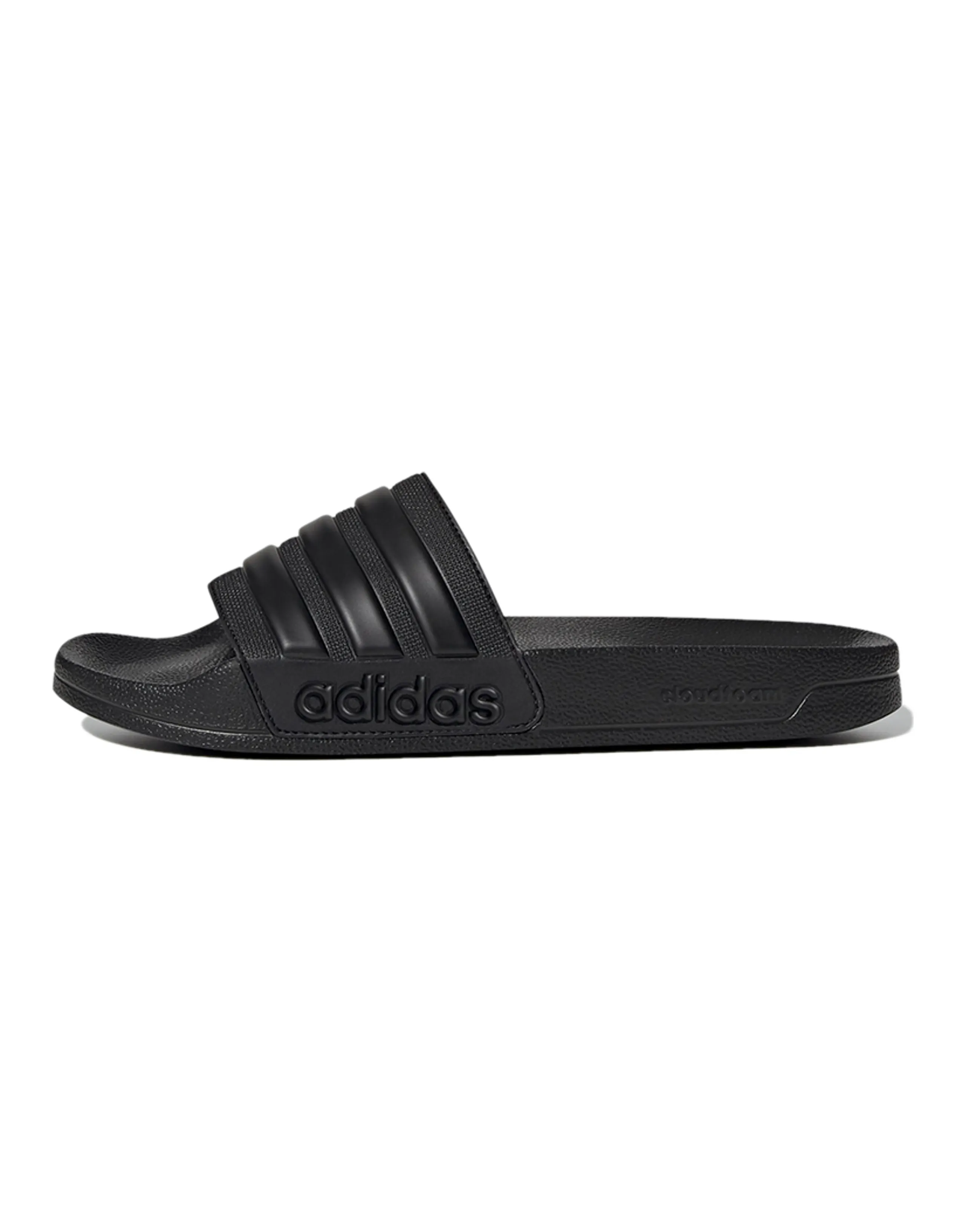Adidas Adilette Shower Slides Lightweight Cozy Casual Black Slippers