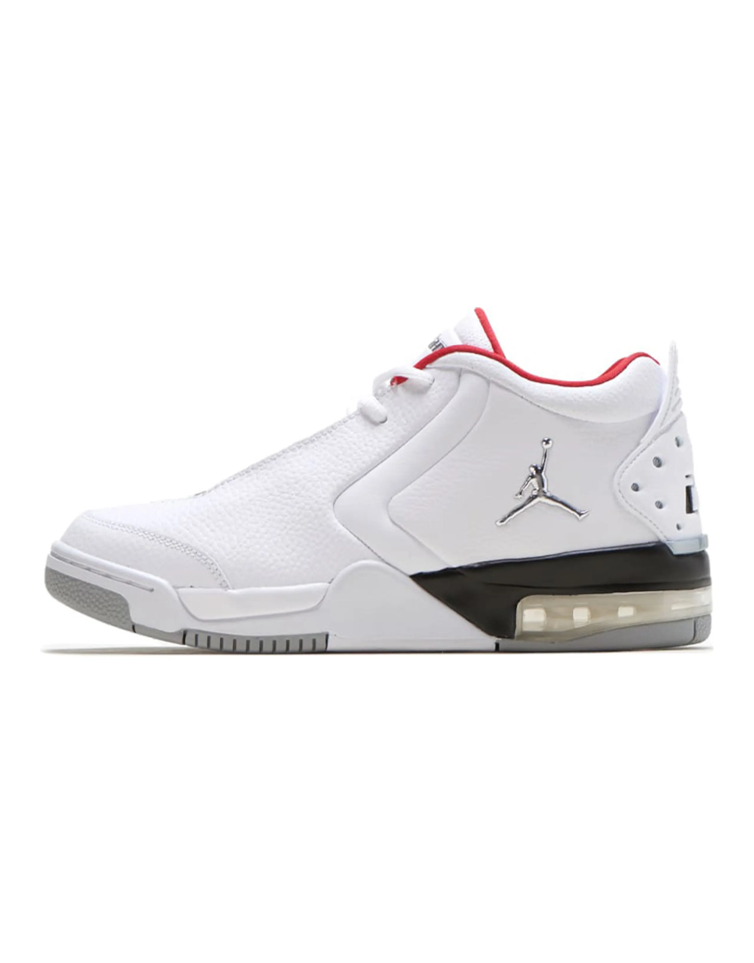 Jordan Big Fund Mid Top Children's Basketball Shoes White Red Black Teenagers
