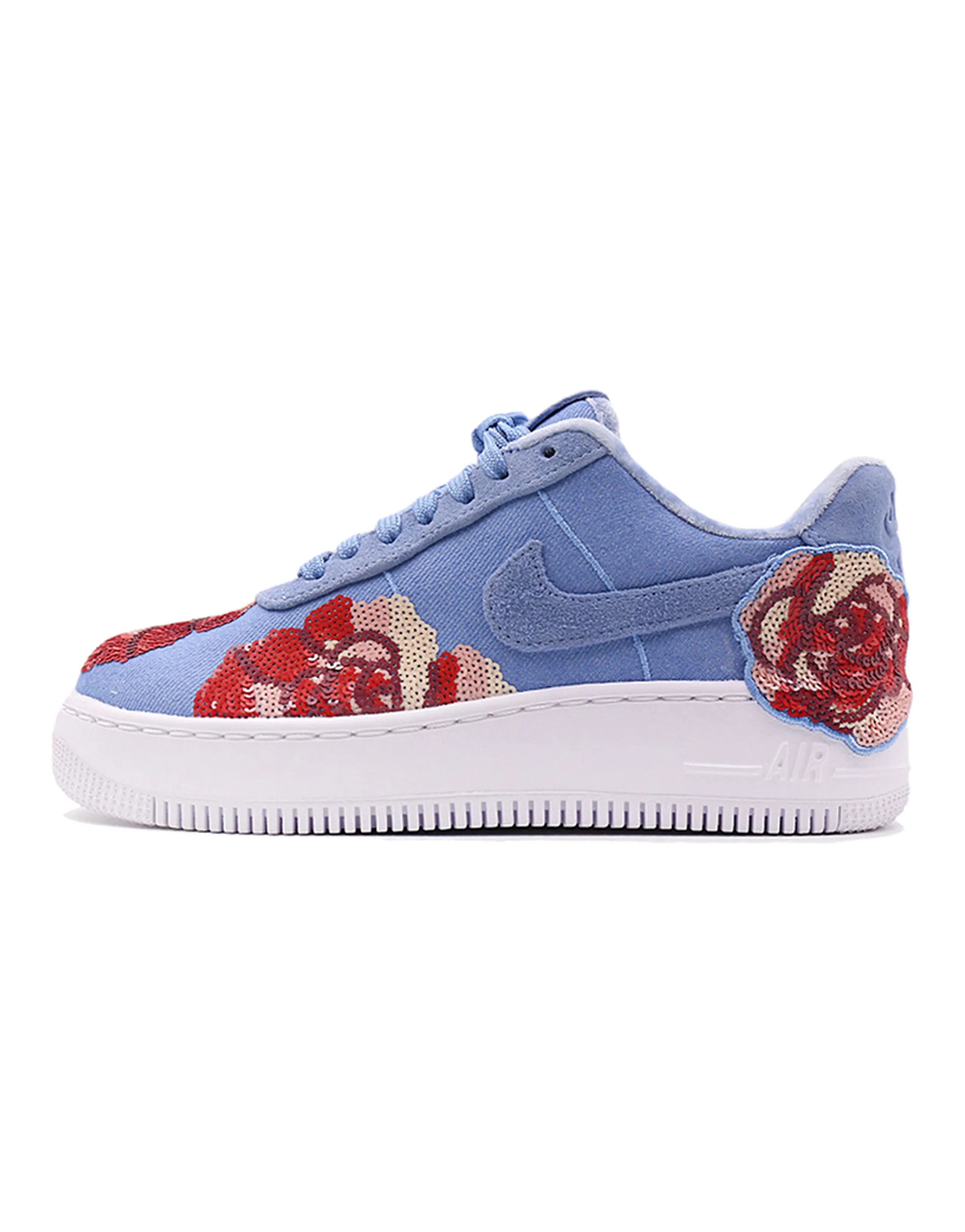 Nike Air Force 1 Upstep Low Denim Rose Sky Women's