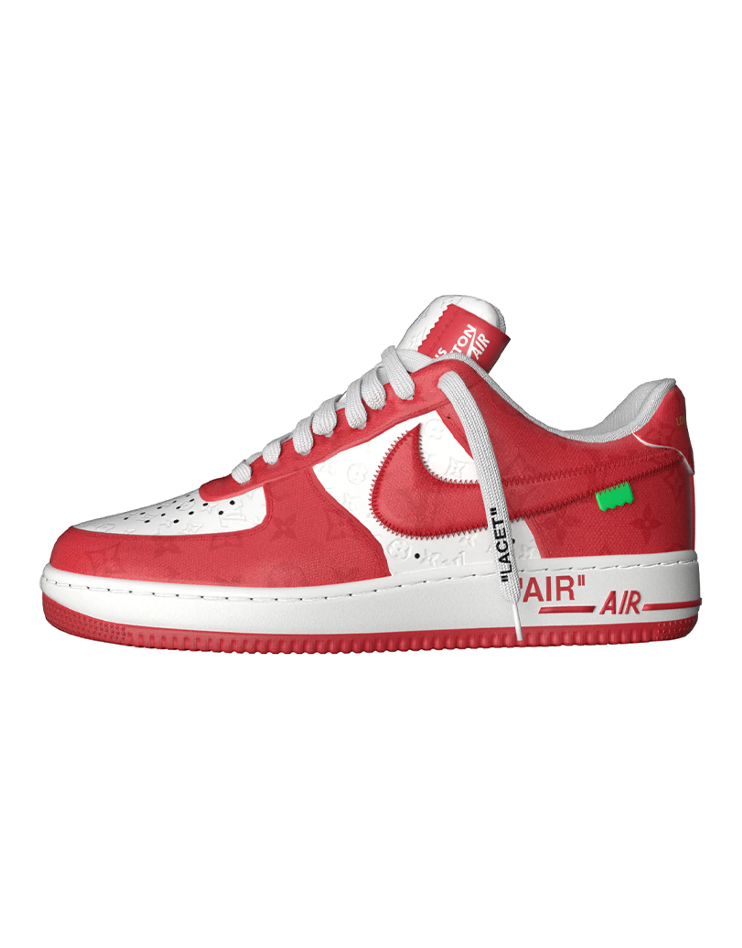 LOUIS VUITTON X LOUIS VUITTON Lv Air Force 1 Low 'Red White'