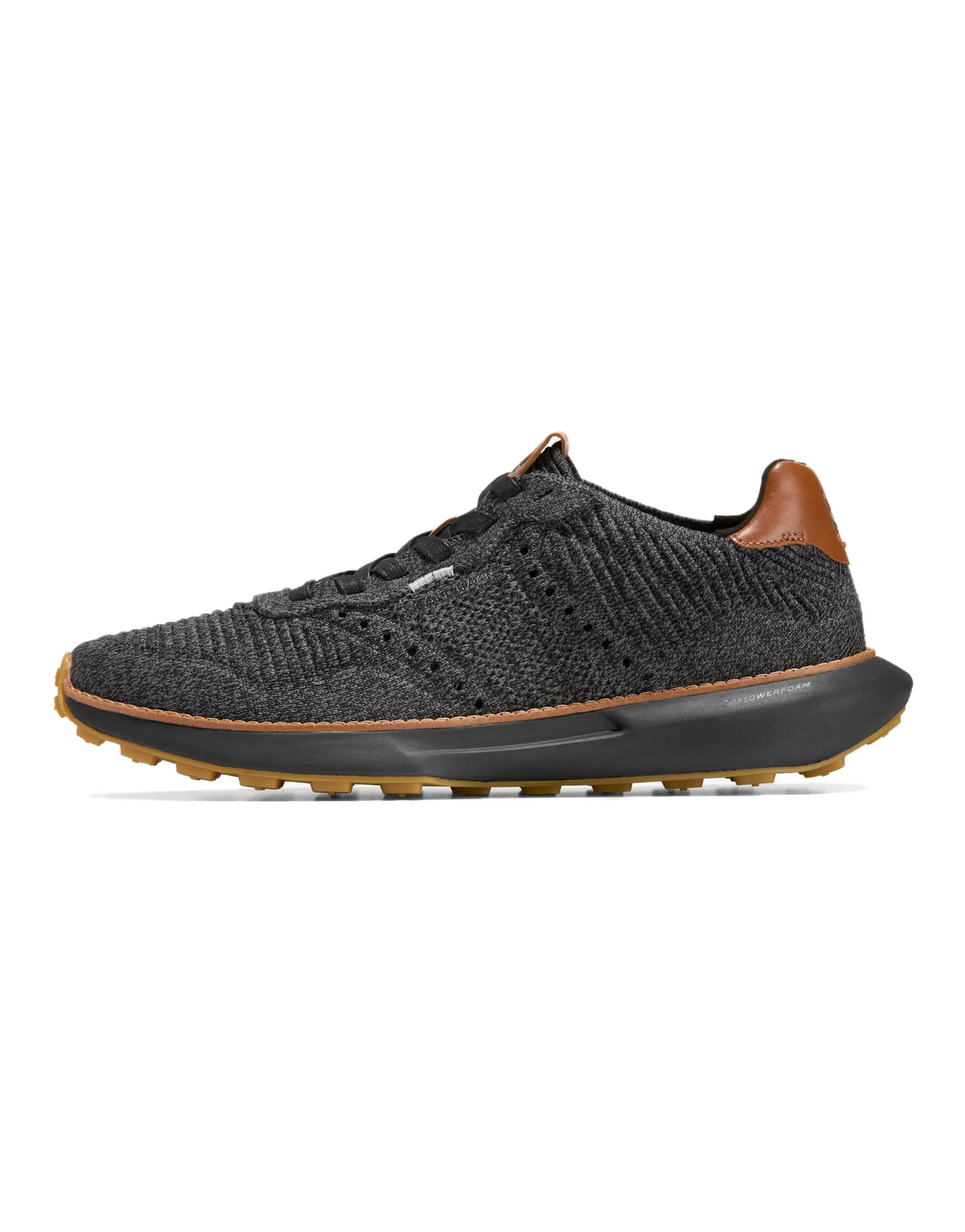 COLE HAAN GRANDPRO Series Fabric Comfortable Round Toe Flat Low-Top Casual Life Shoes Men's Black