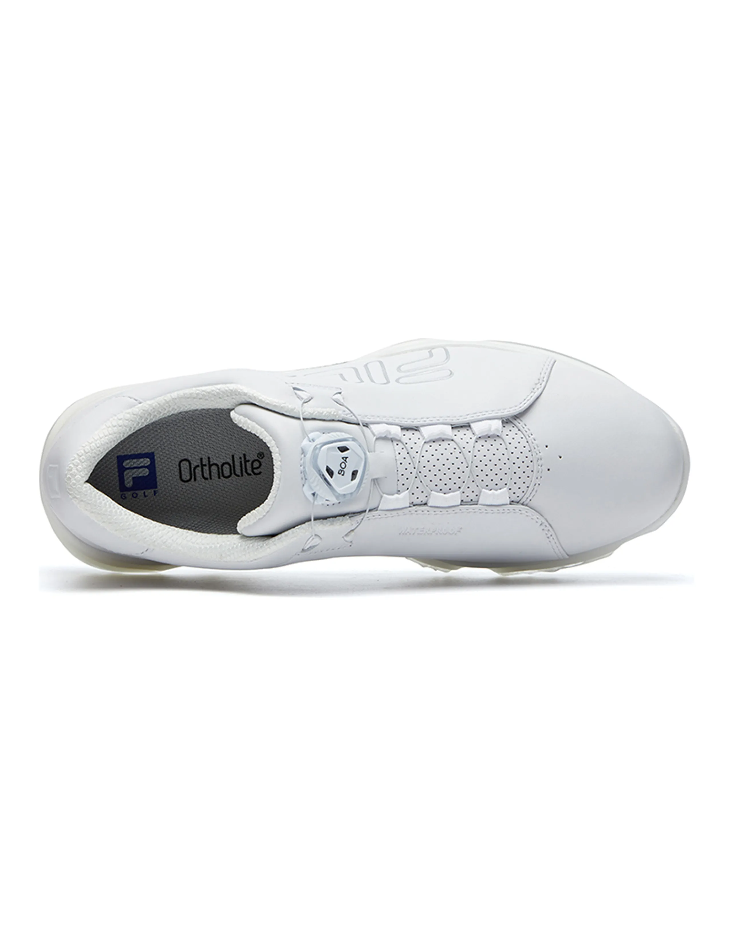 FILA Heritage-FHT Cushioning Anti-Slip And Wear-Resistant Low-Top Golf Shoes Men's White