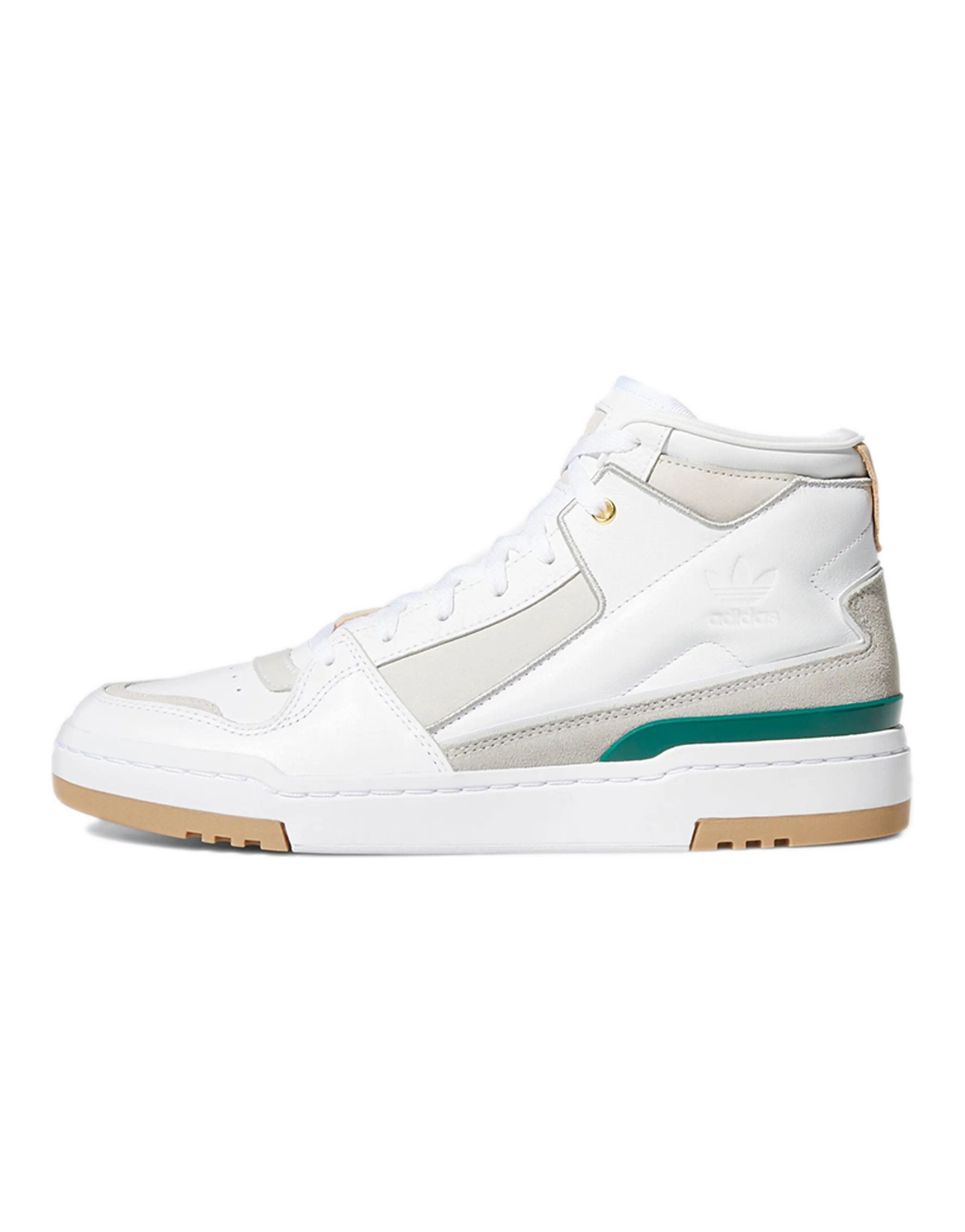 Adidas Originals Forum Luxe Mid White Collegiate Green Gum