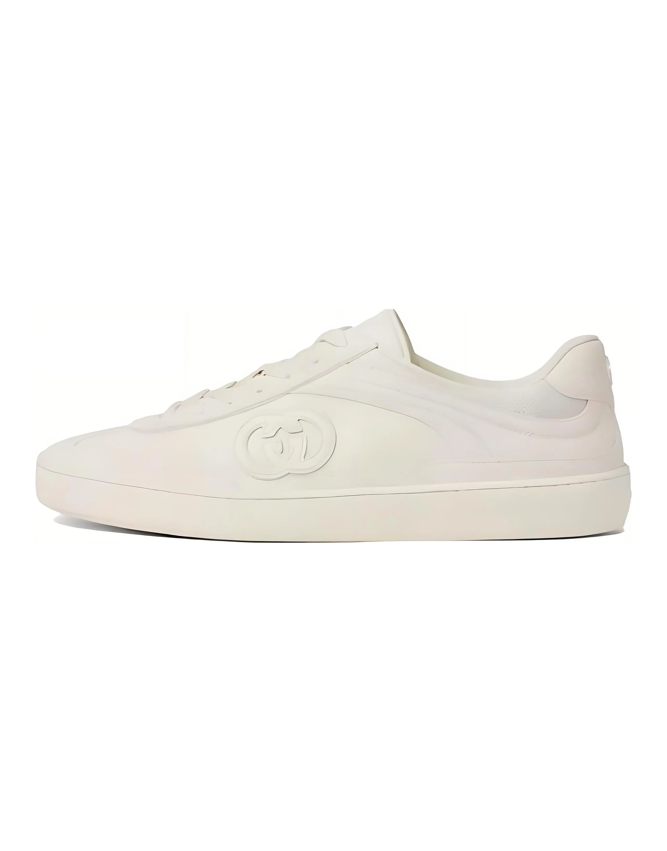 GUCCI G74 'Interlocking G White Suede'
