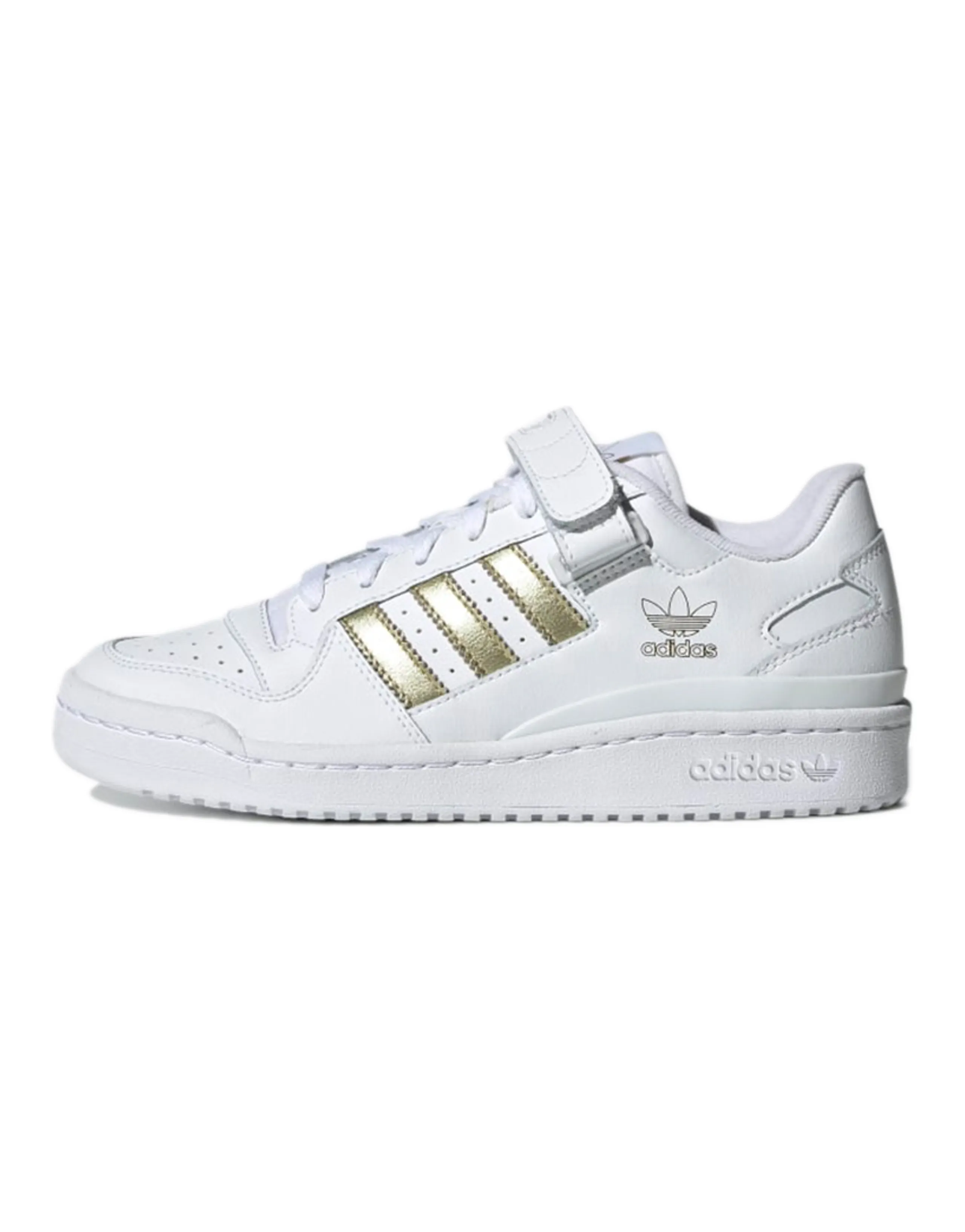 Adidas Originals Forum Low Cloud White Gold Metallic Women's