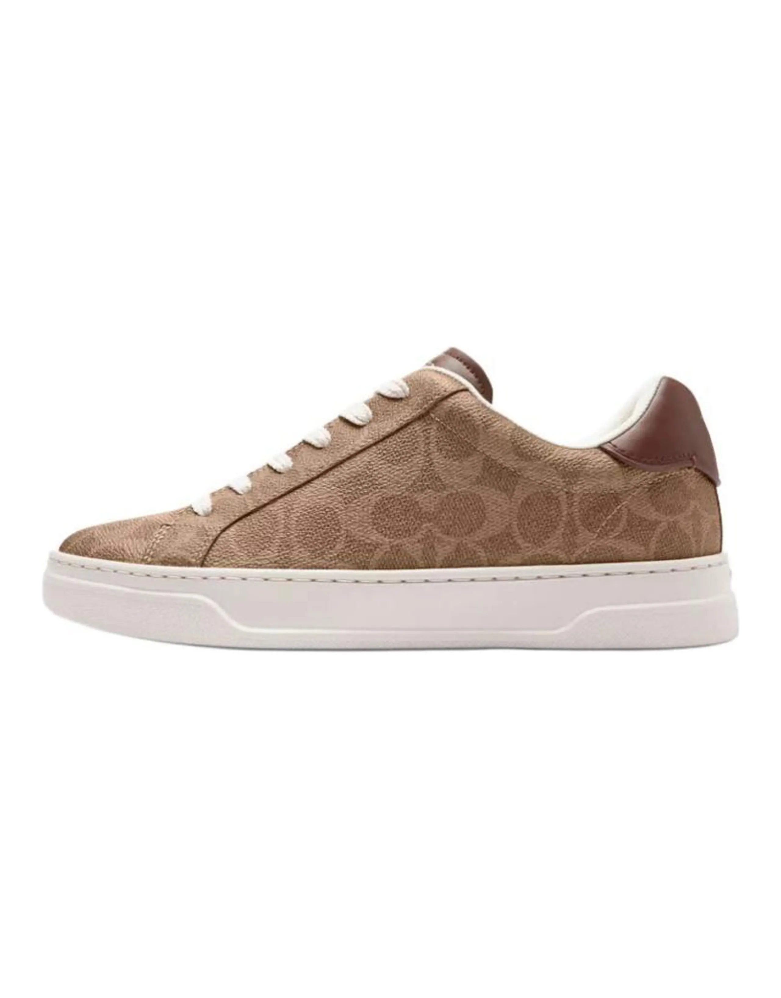 COACH Highline Skateboard Shoes Women's Low-Top Brown