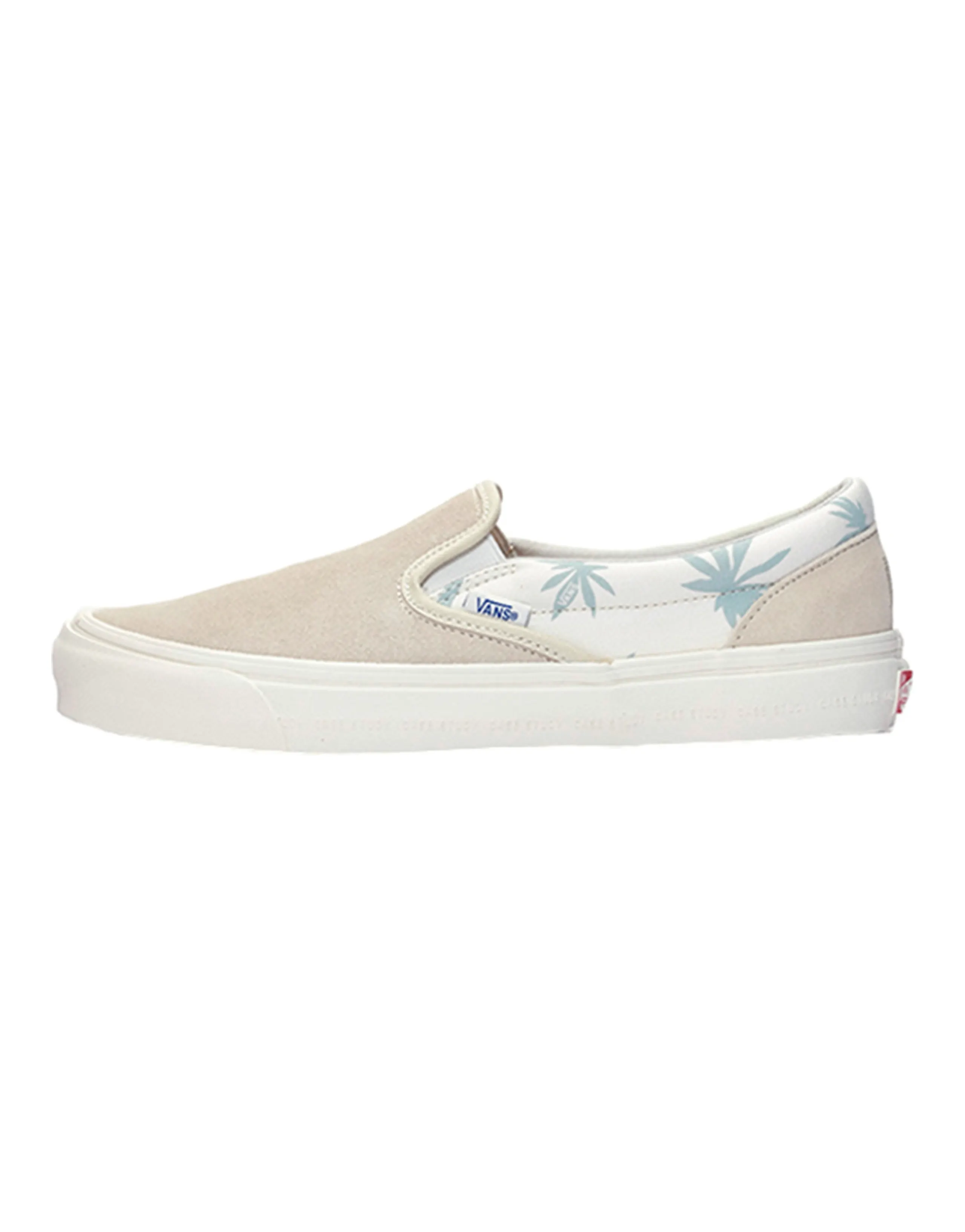 Vans Slip On Modernica Light Blue Repeat Palm Leaf
