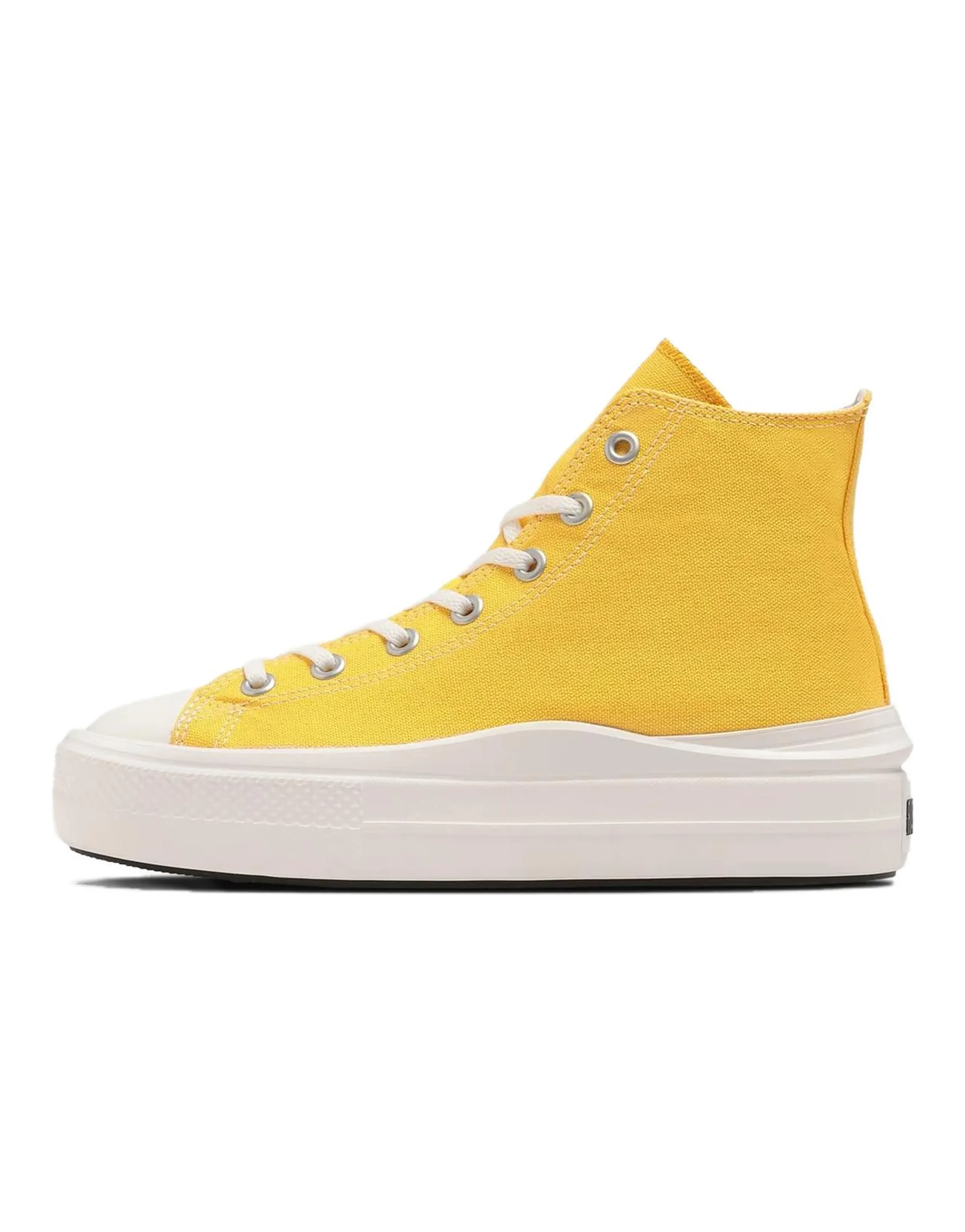Converse All Star Light PLTS PLTS Ⅱ HI Comfortable Versatile High-Top Canvas Shoes Women's Yellow
