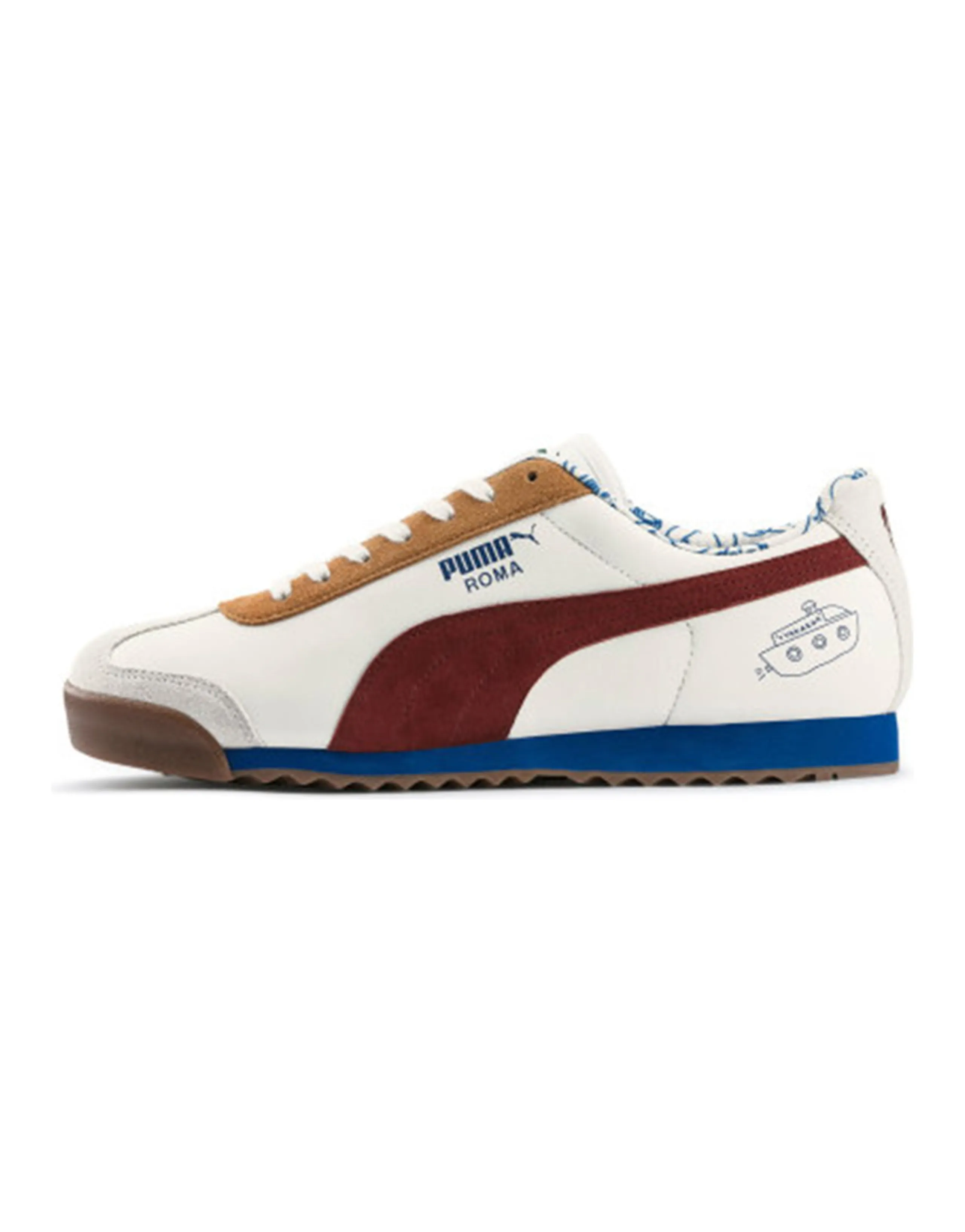 PUMA Tyakasha Roma 'White Crimson Yellow'