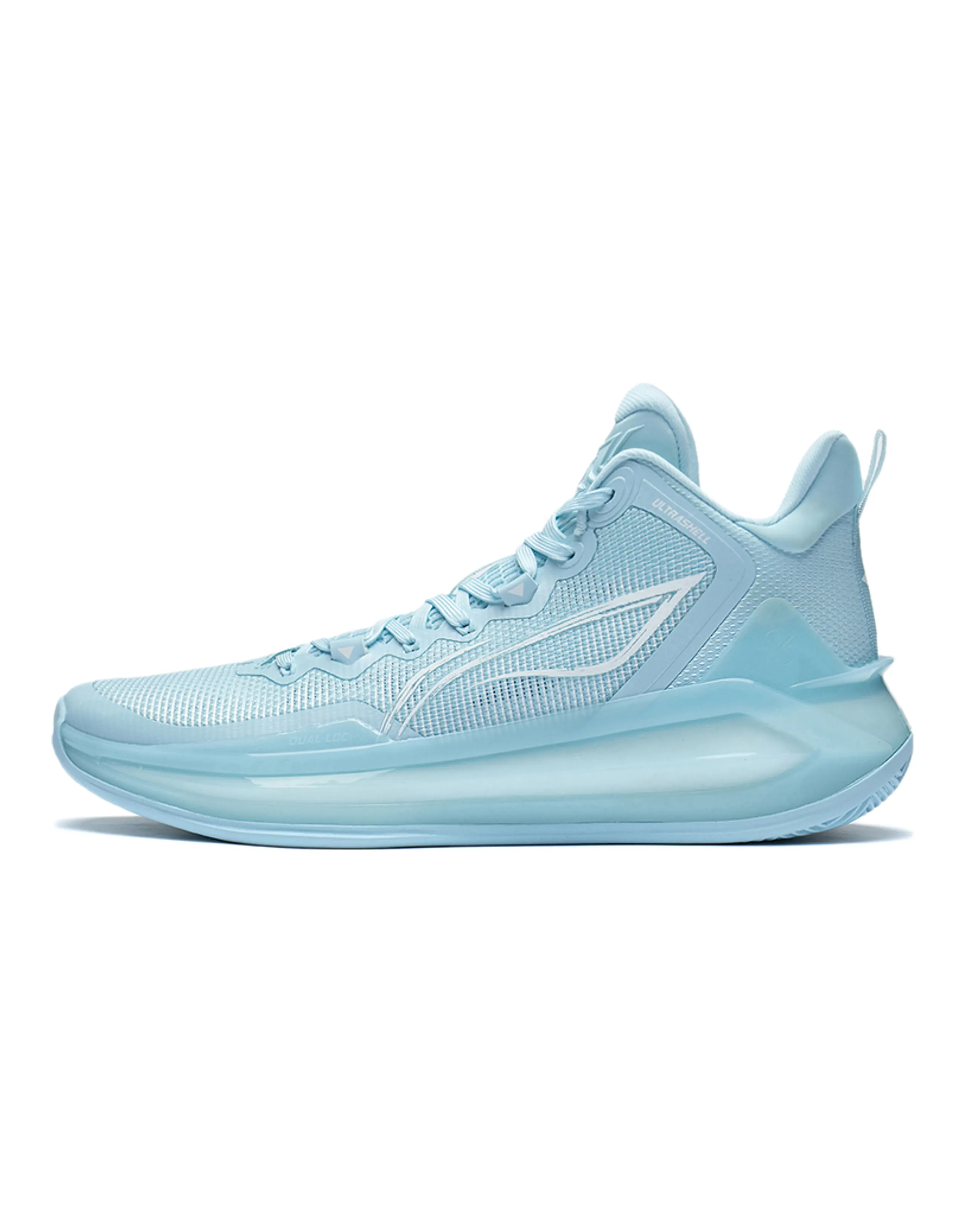 LINING Liren 3 Basketball Shoes Men Mid-Top Light Blue