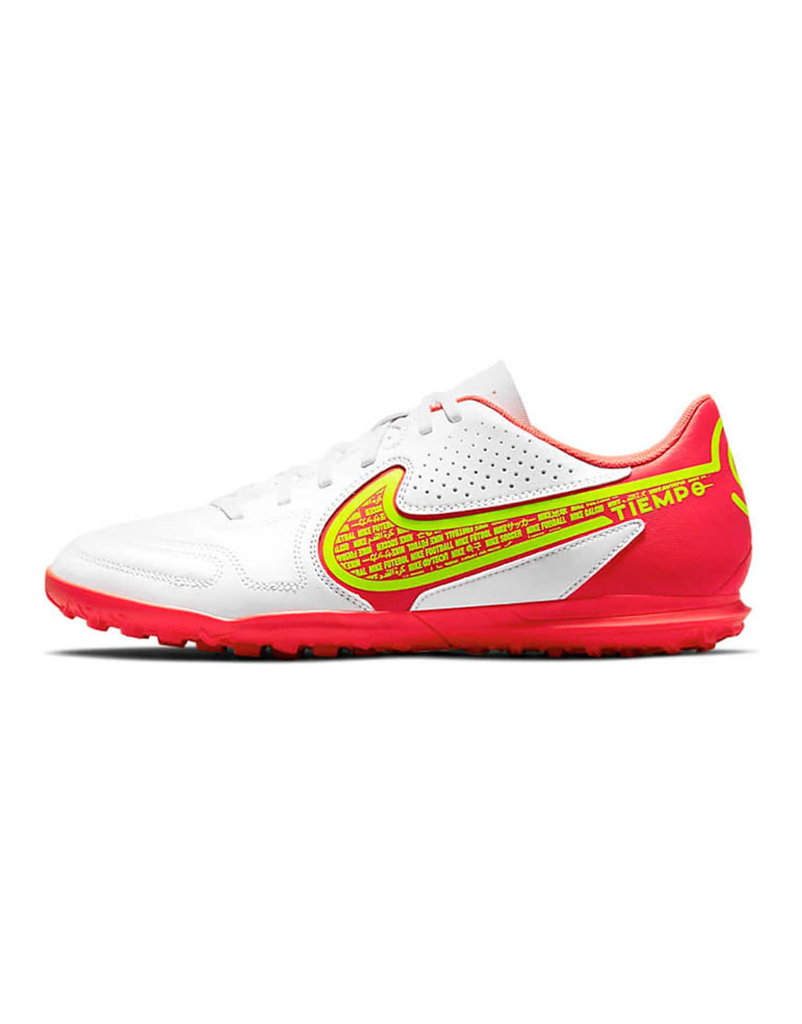Nike Legend 9 Club TF Turf Sports Shoes White/Red