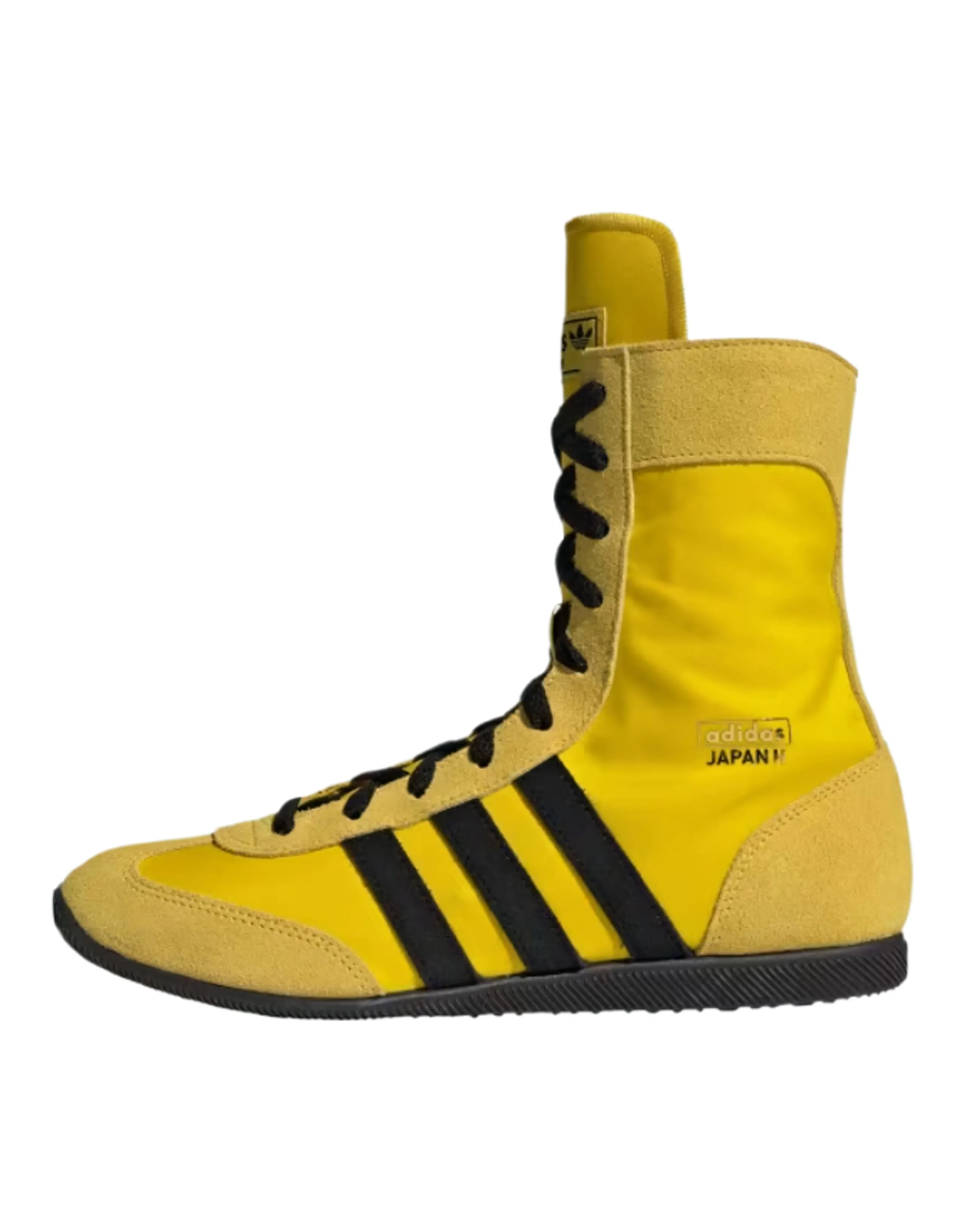 adidas Originals JAPAN Comfortable Soft Versatile High-Top Casual Shoes Women's Bright Yellow