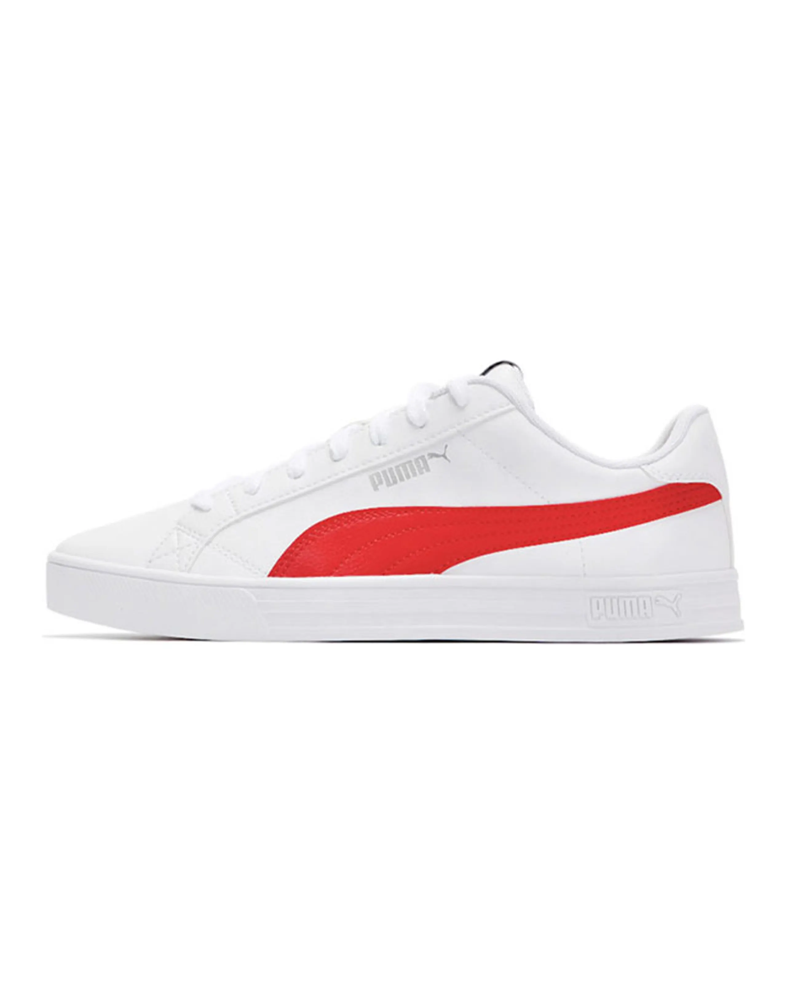 Puma Smash Vulc V3 Lo 'White High Risk Red'