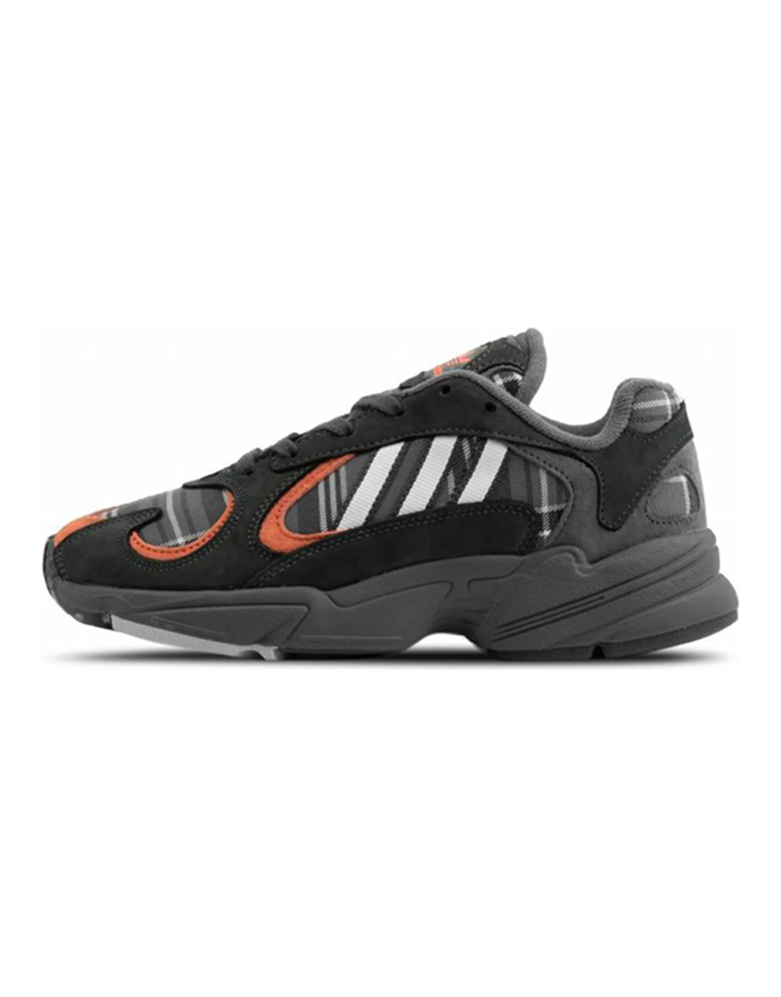 Adidas Originals Yung 1 Orange Plaid