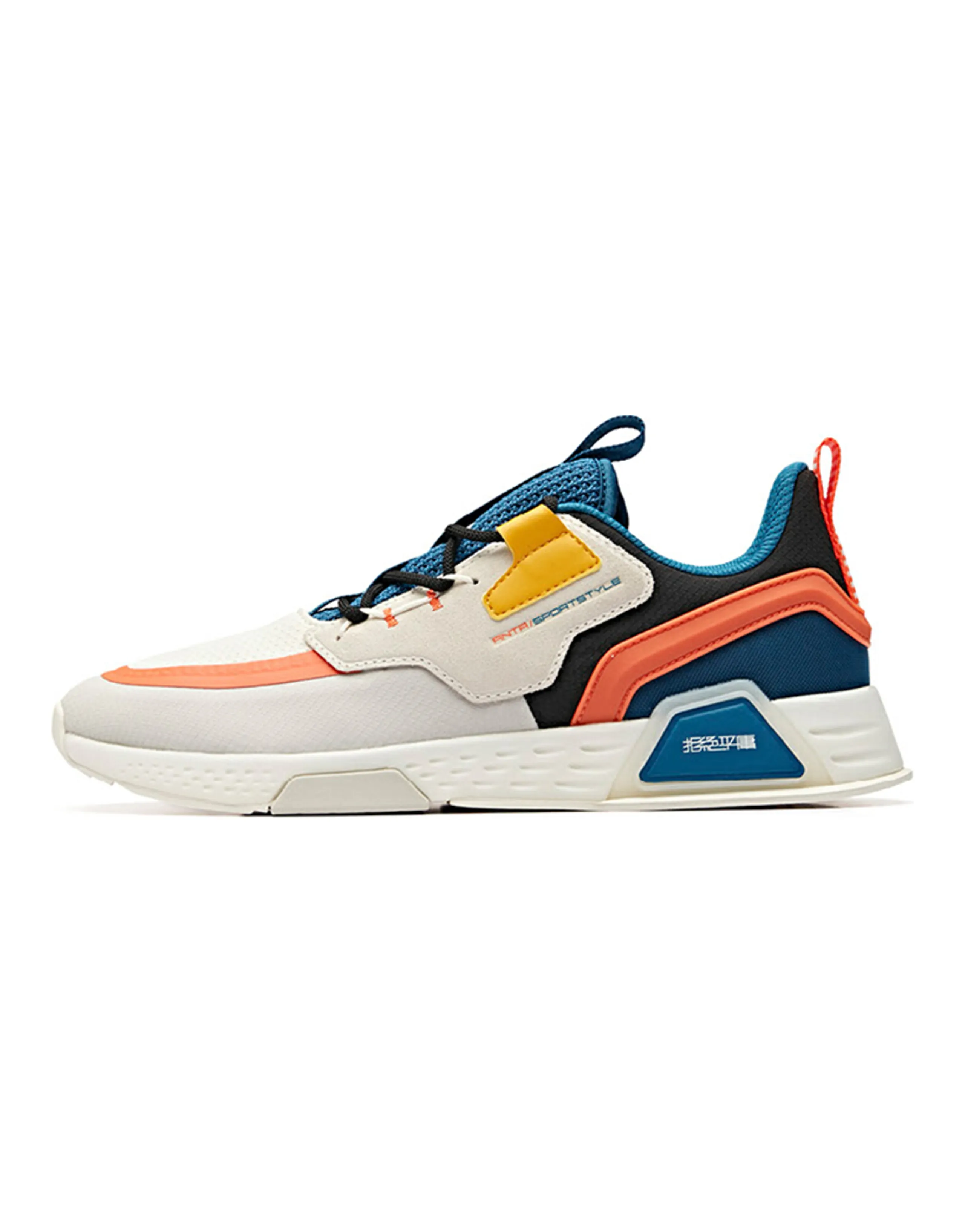 ANTA Life Collection Casual Shoes Men Low-Top White Gray Blue