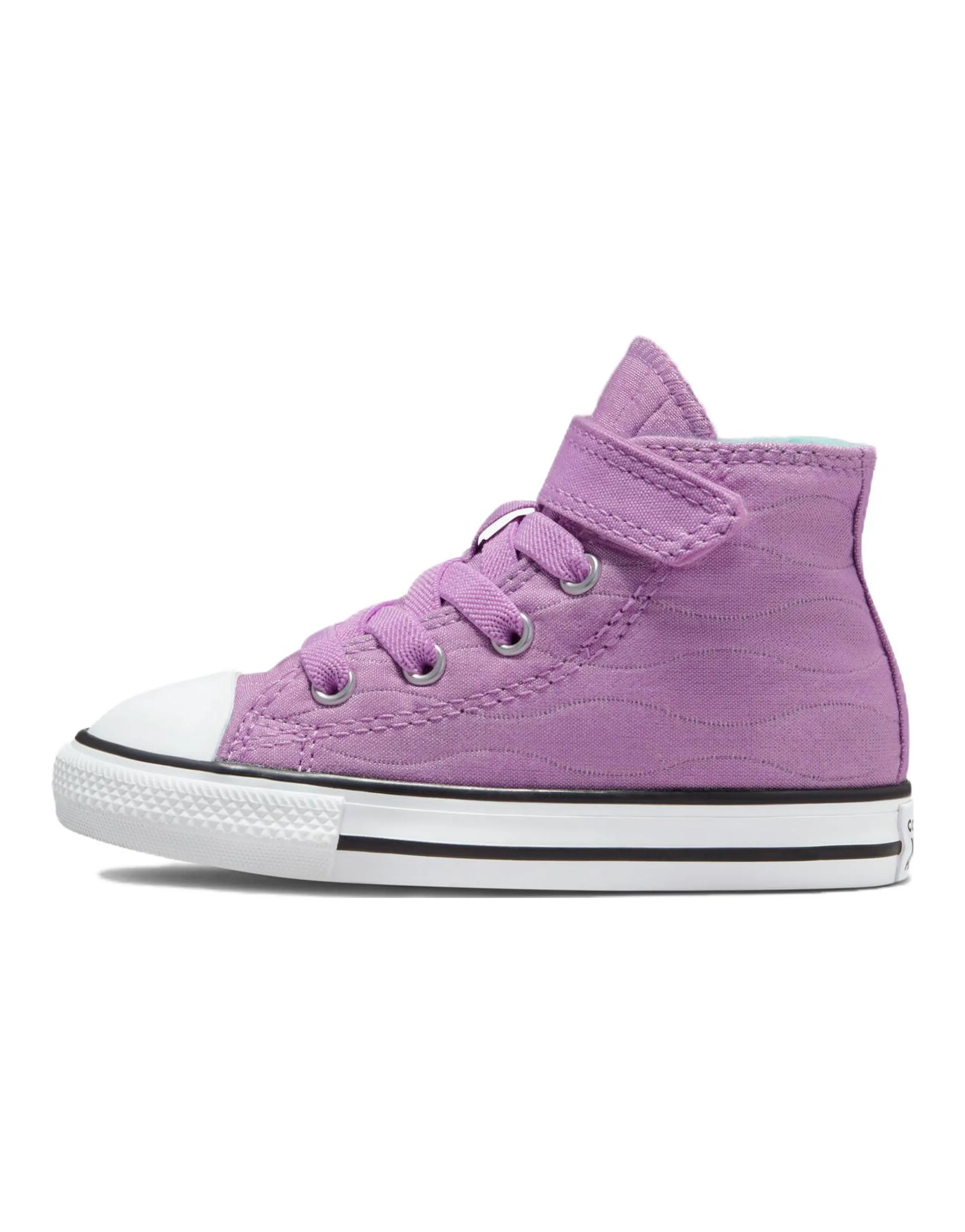 Converse Chuck Taylor All Star Easy On Mid Top Kids Canvas Shoes Pink Children Aged 3 7 Years Old