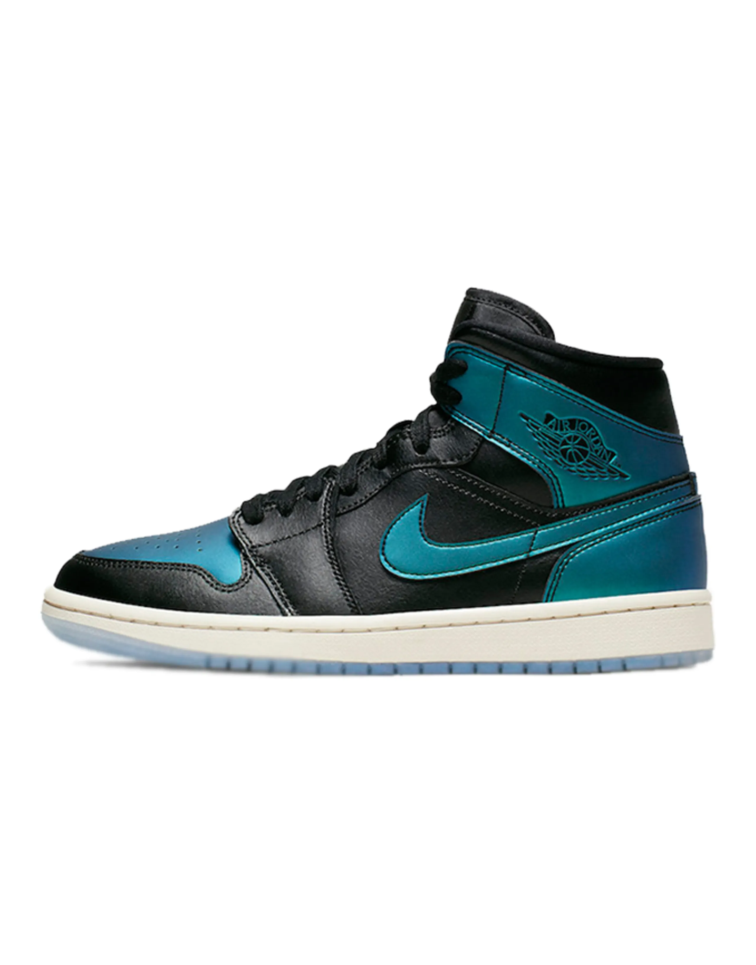 JORDAN 1 Mid Iridescent Black Women's