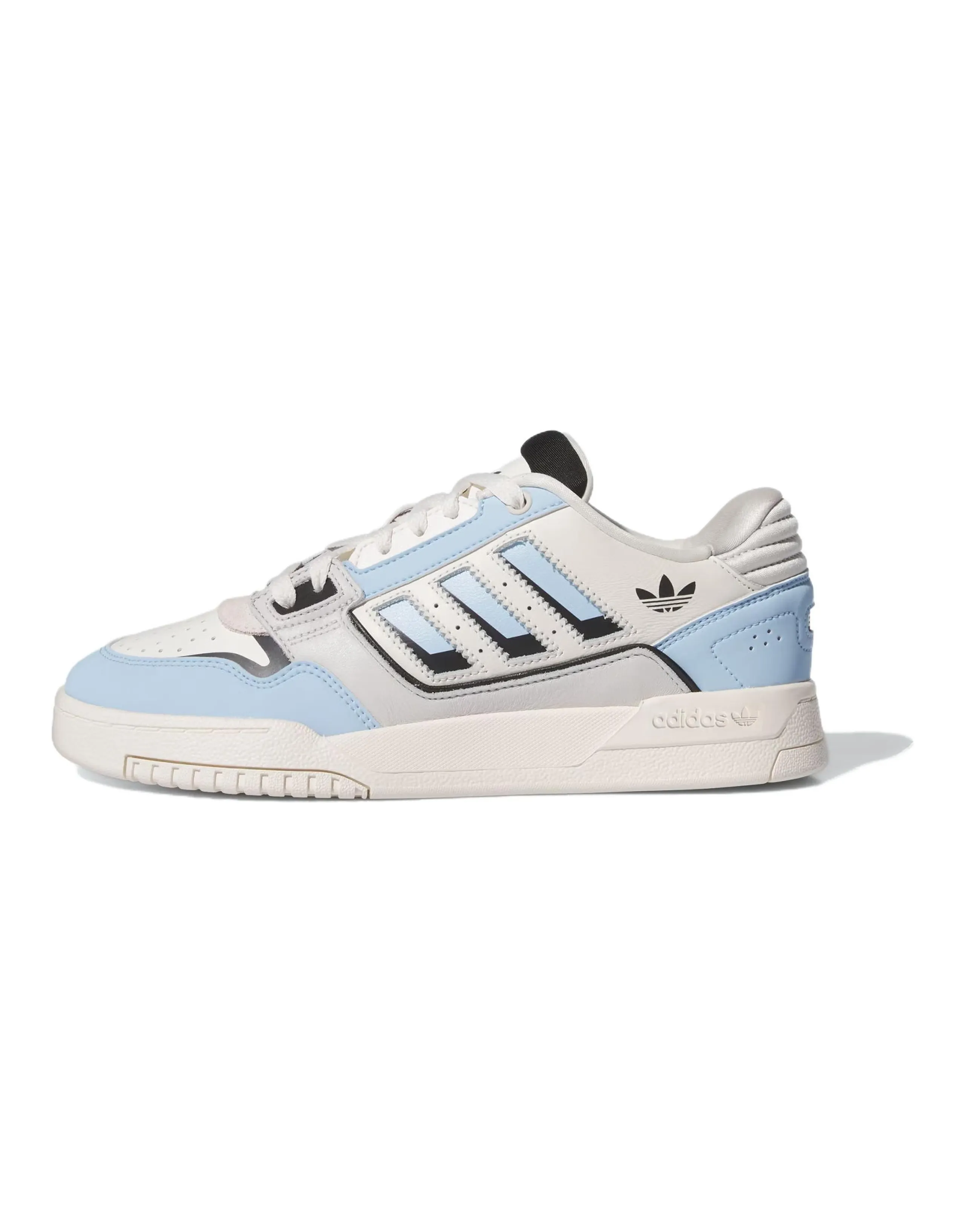 Adidas Originals Drop Step 2.0 Anti Slip Wear Resistant Low Top Skateboard Shoes Unisex Blue Black White