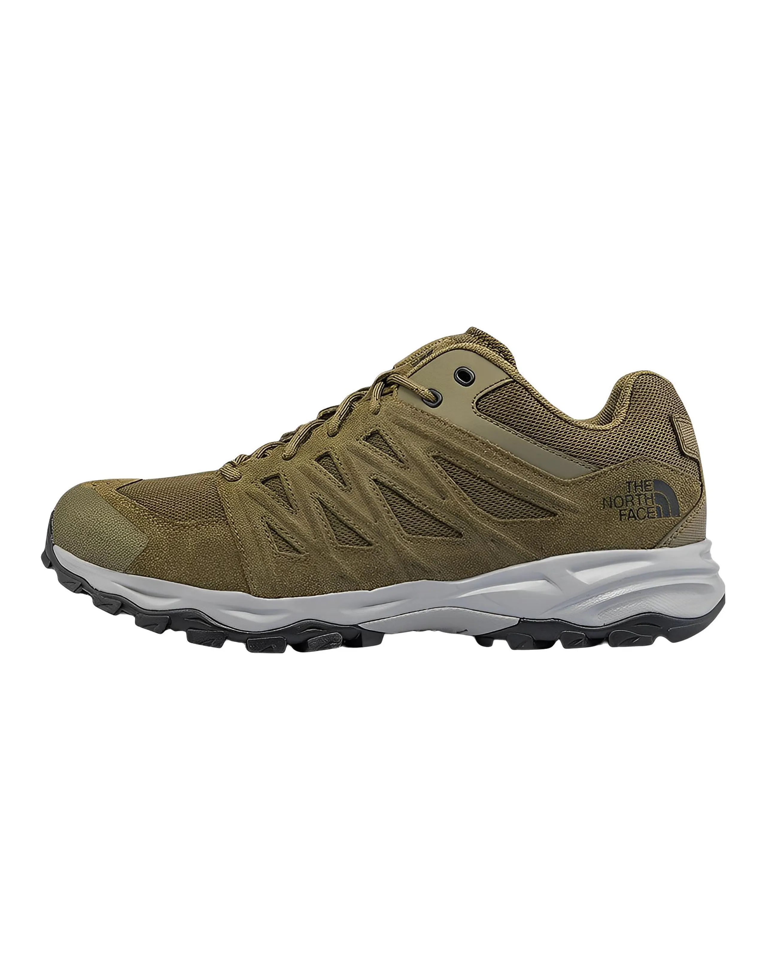 THE NORTH FACE Cushioning Slip-Resistant Wear-Resistant Low-Top Outdoor Functional Shoes Green Black