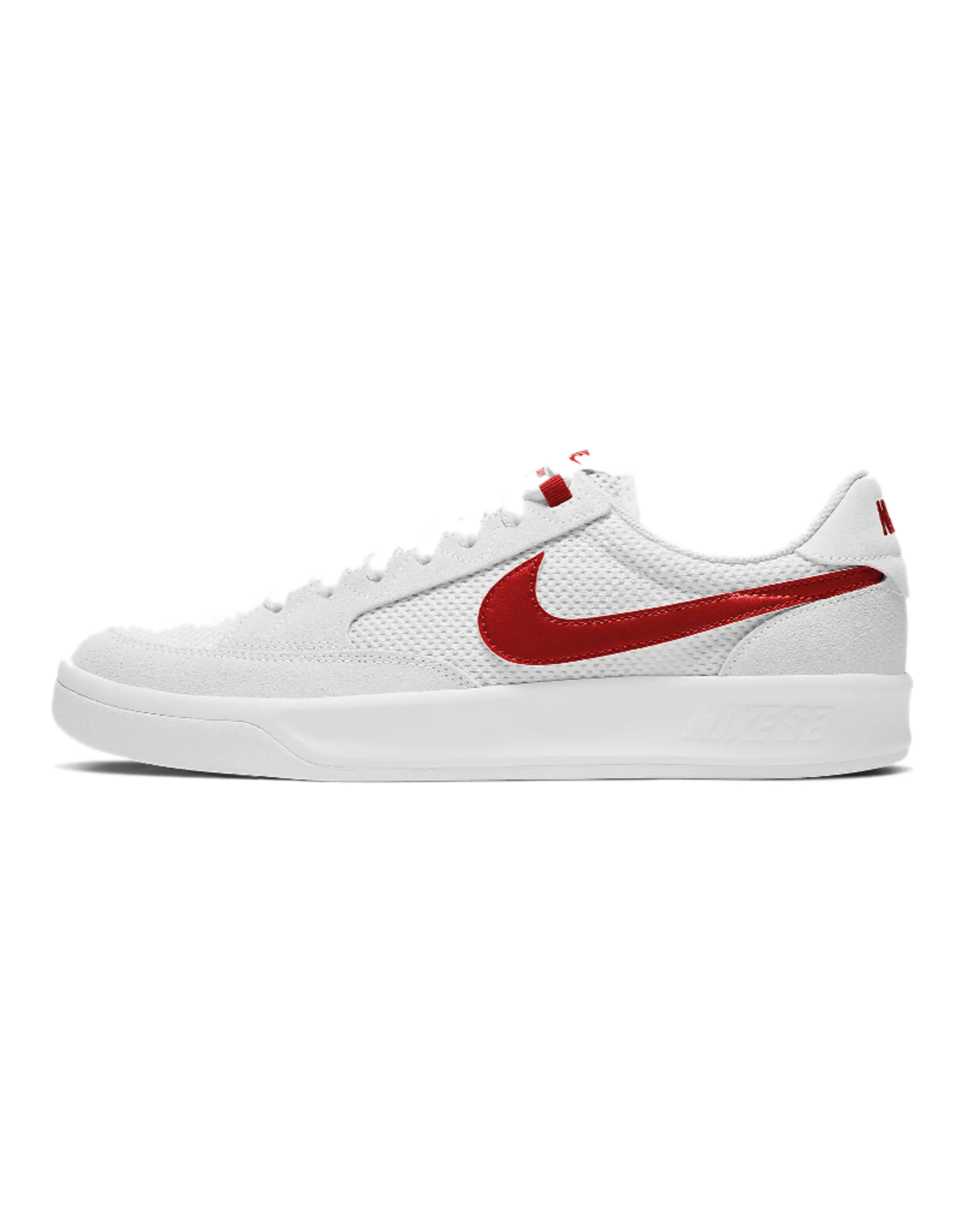 Nike Sb Adversary White University Red
