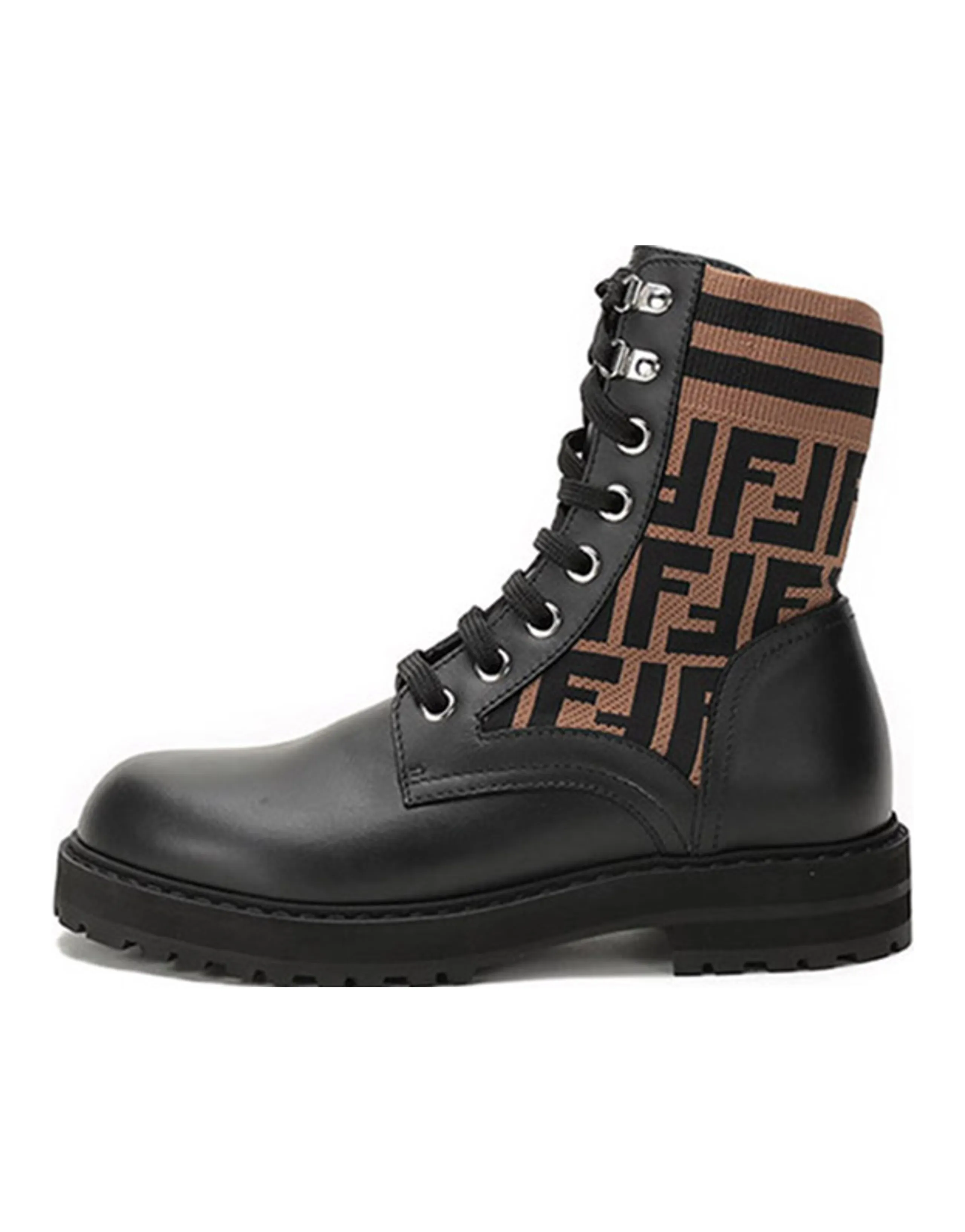 FENDI Rockoko Black Ff Motif Women's