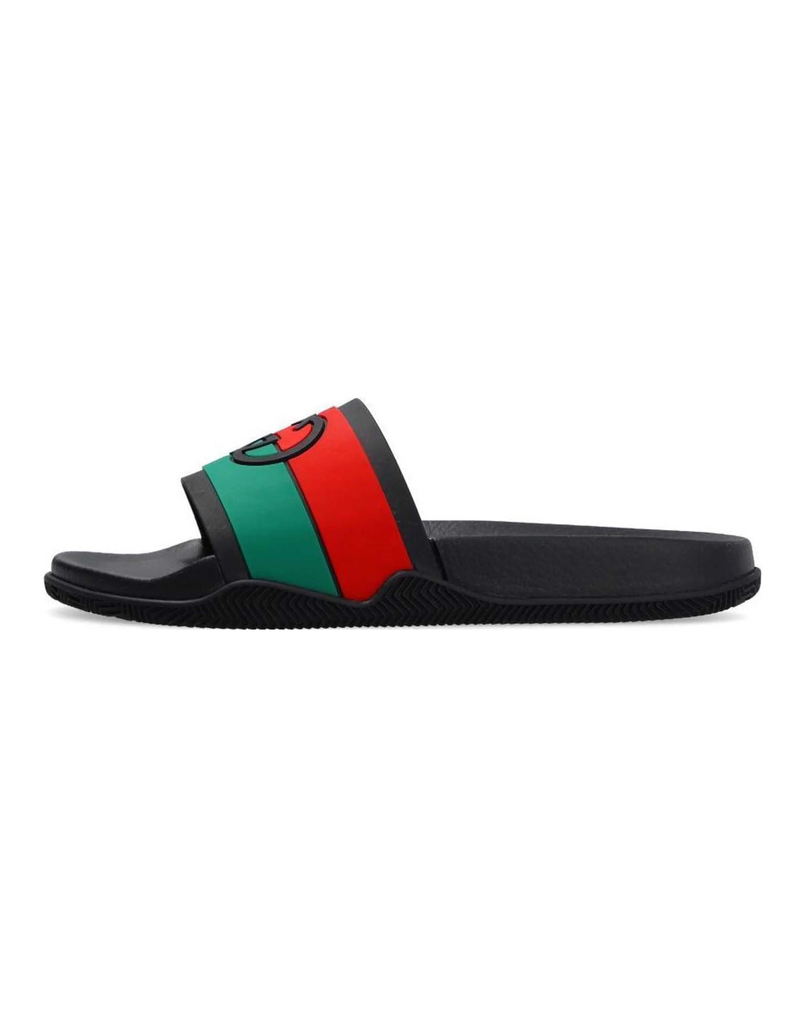 GUCCI Slide Interlocking G Black