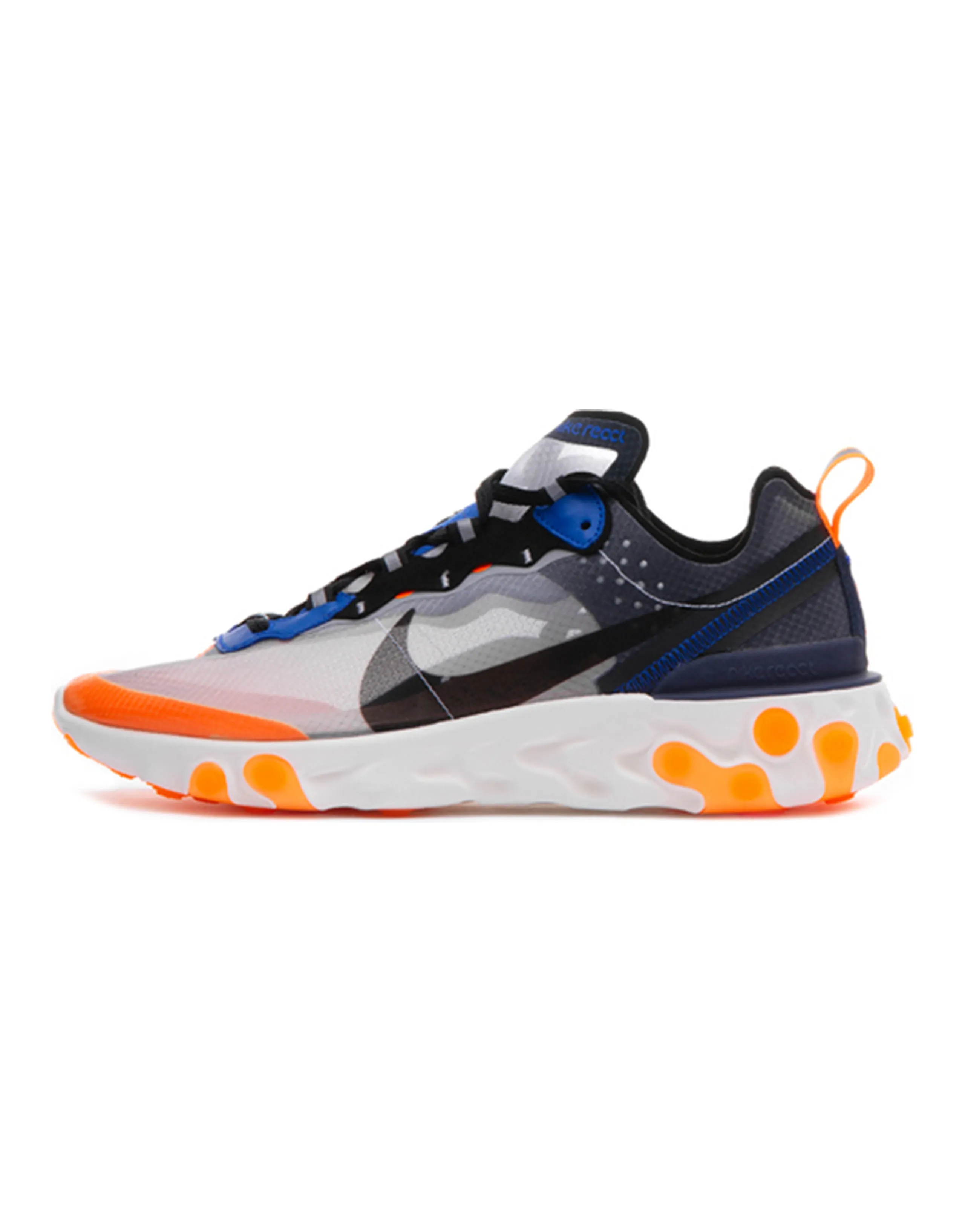 Nike React Element 87 Thunder Blue/Total Orange