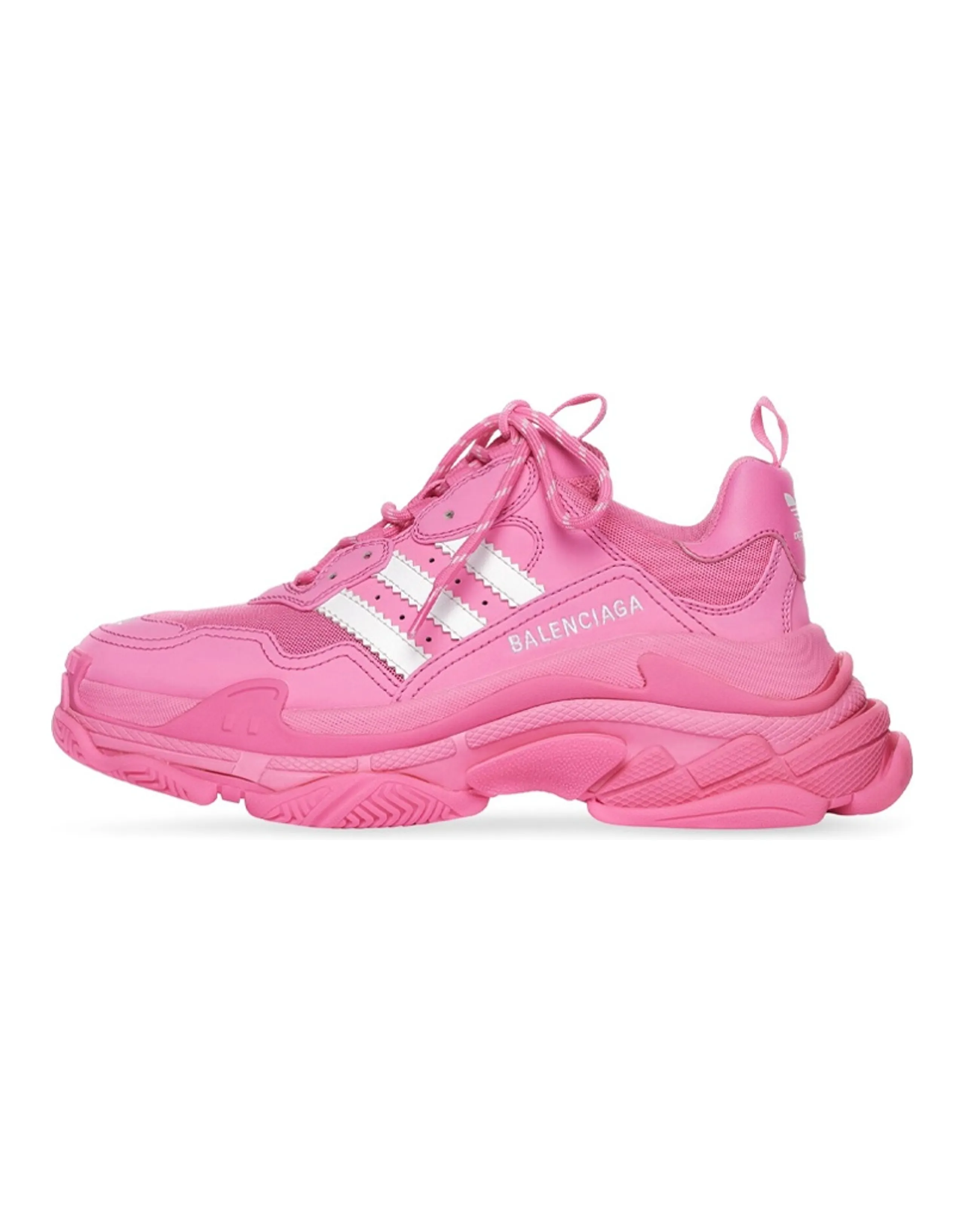 Balenciaga X Adidas Triple S Neon Pink Women's