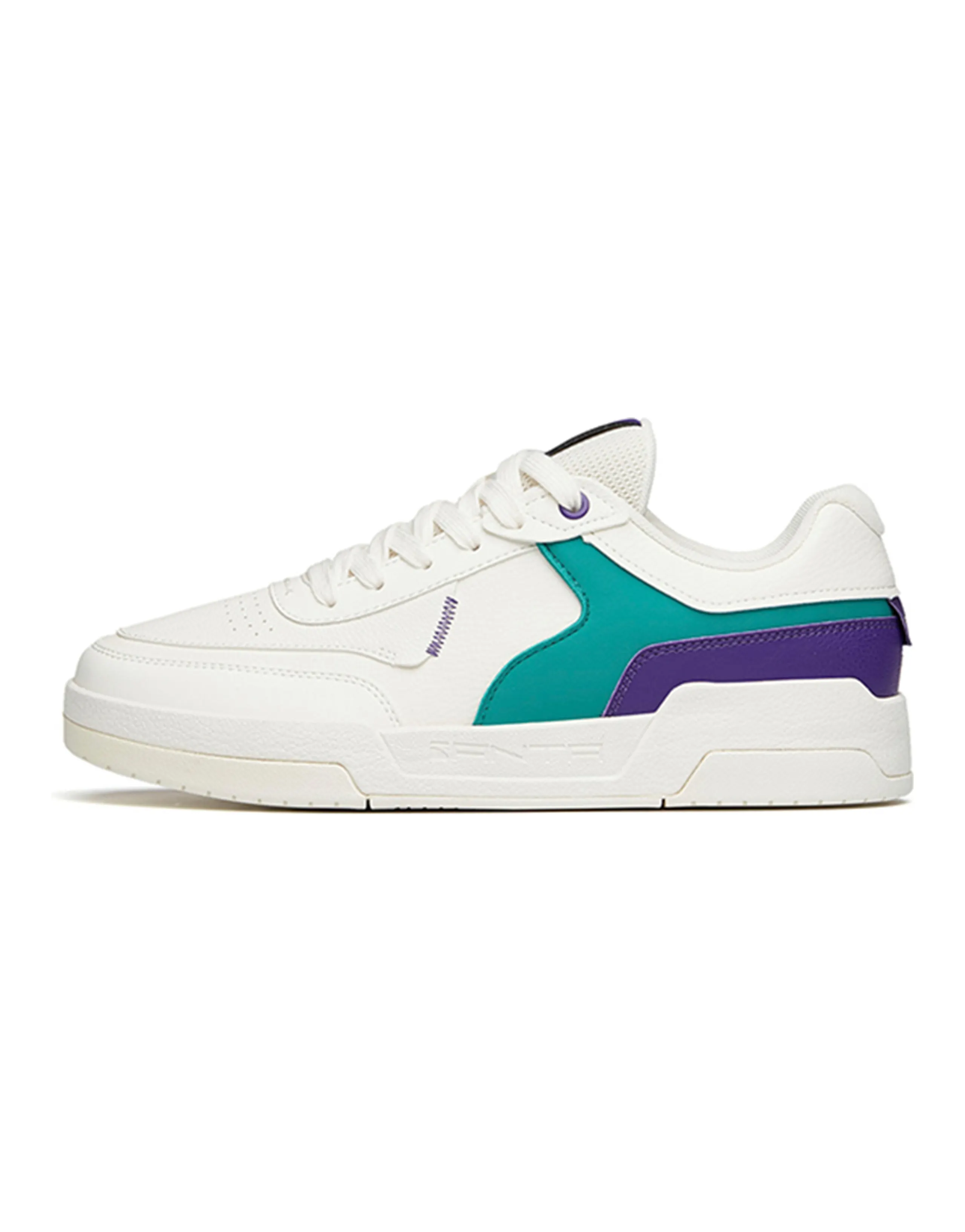 Anta Wear-Resistant Slip-Resistant Low-Top Skateboard Shoes Men's White Blue