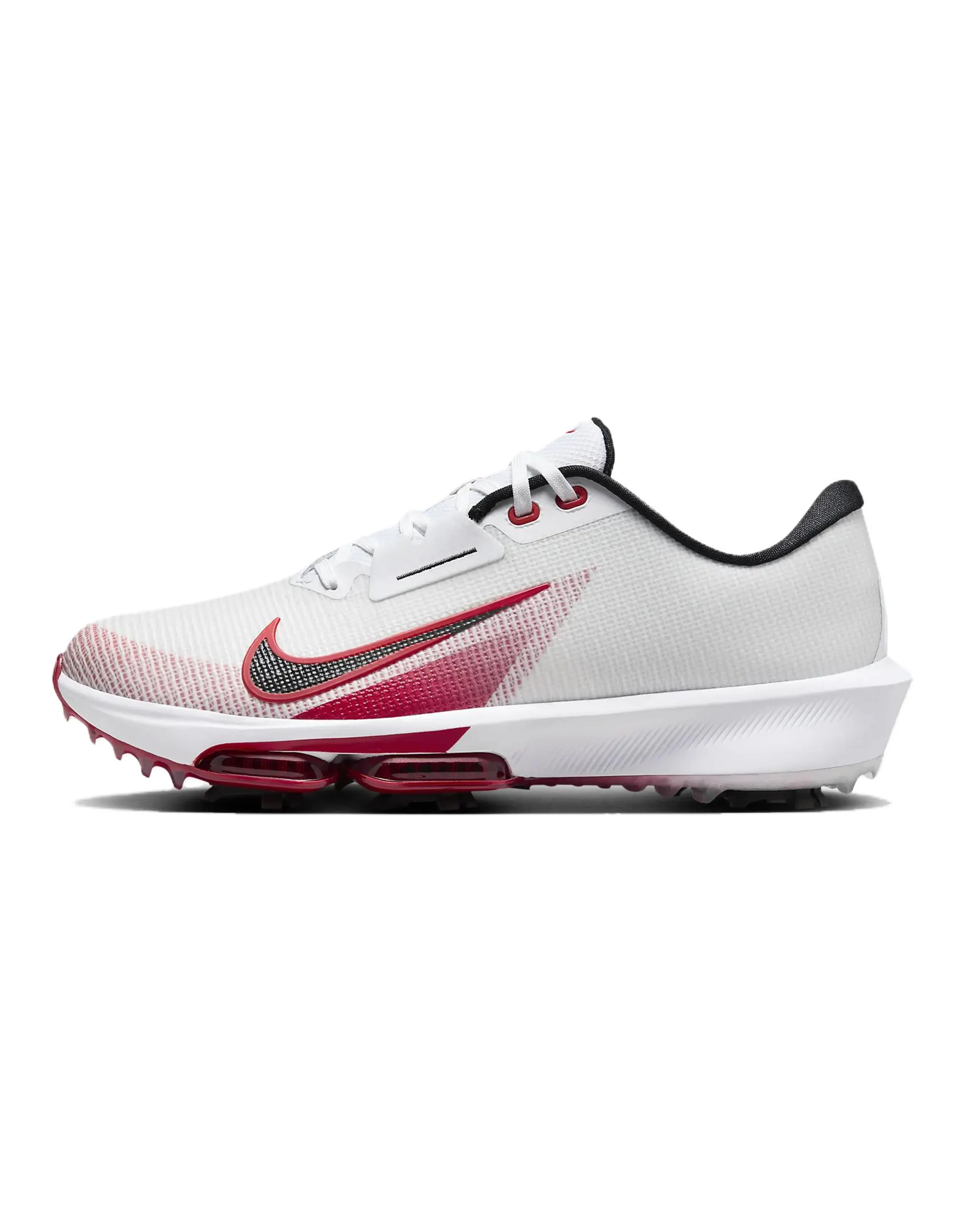 Nike Infinity Tour 2 Comfortable Anti-Slip Wear-Resistant Low-Top Golf Shoes Unisex White Red