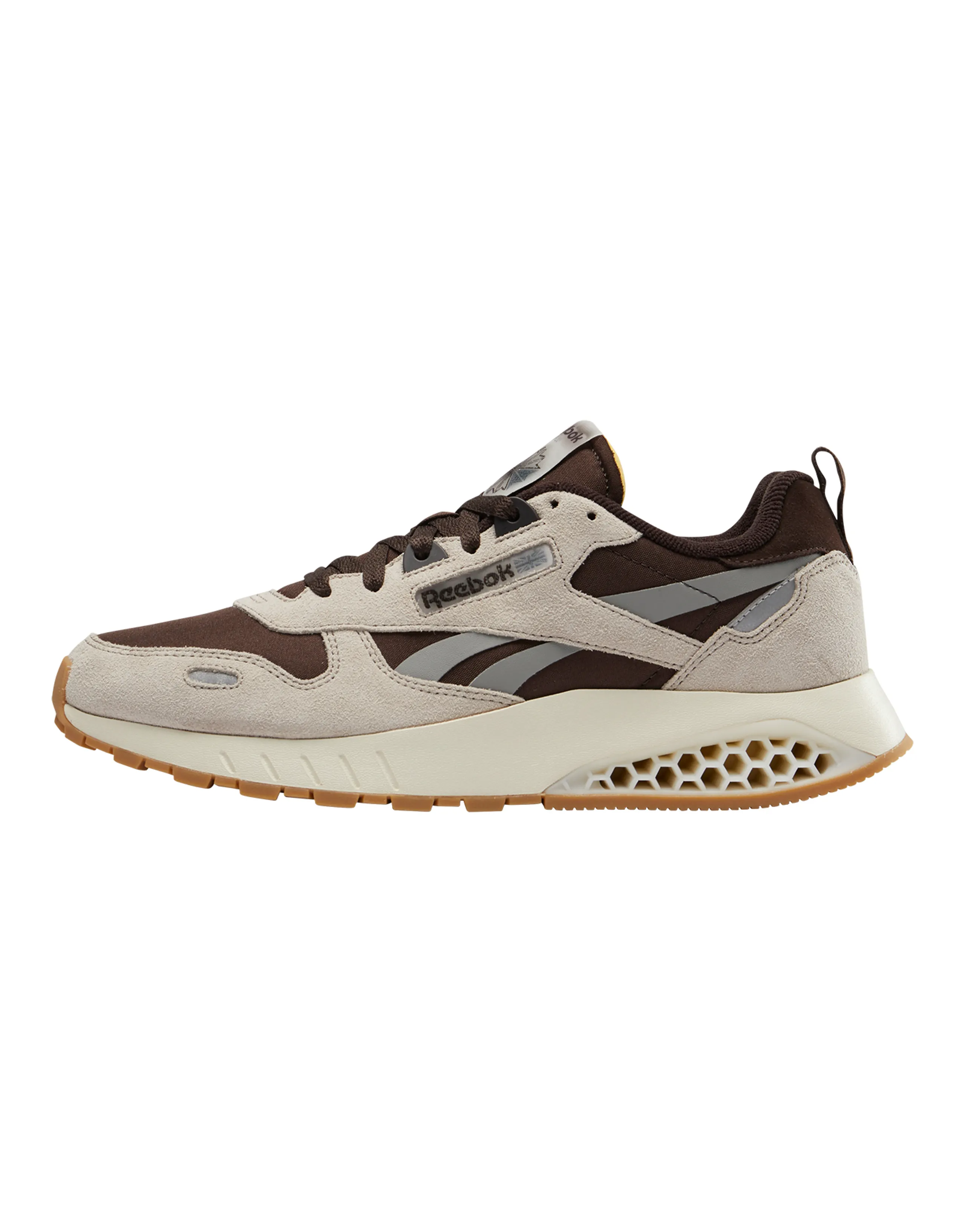 Reebok Wear-Resistant Slip-Resistant Low-Top Running Shoes Unisex Brown