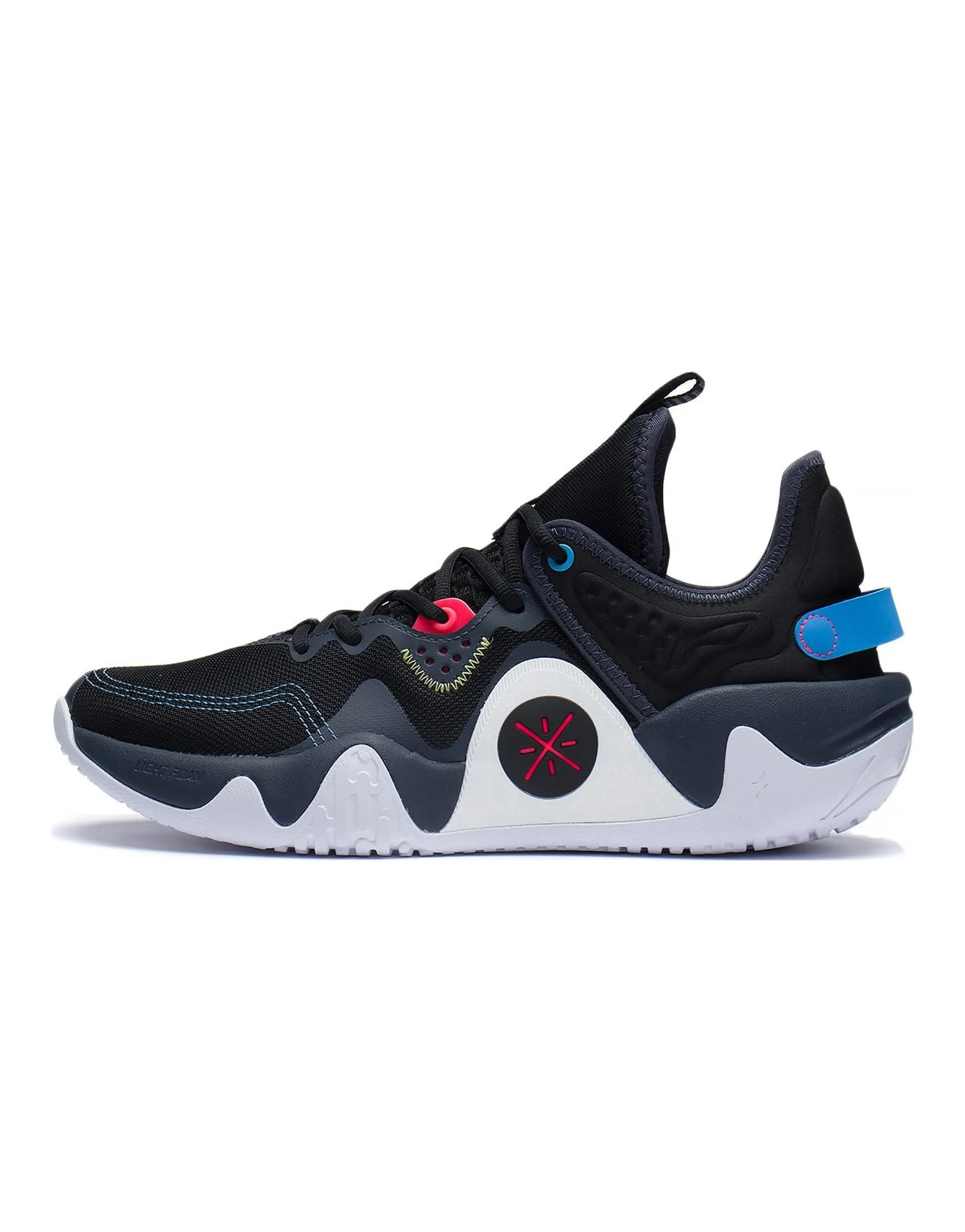 LINING Coldblood Basketball Shoes Men Low-Top Black/Ink Gray