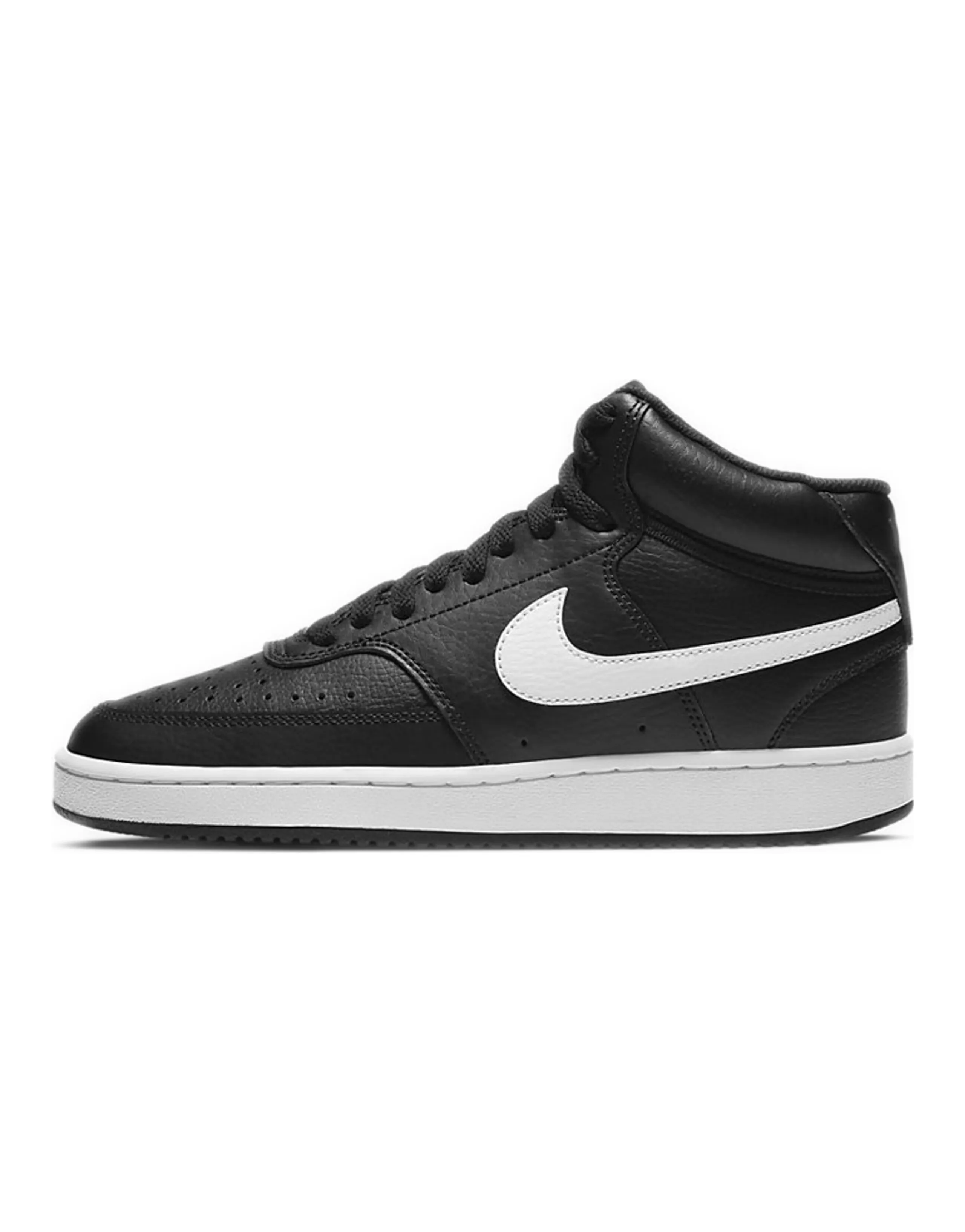 Nike Court Vision Mid Black White Women's