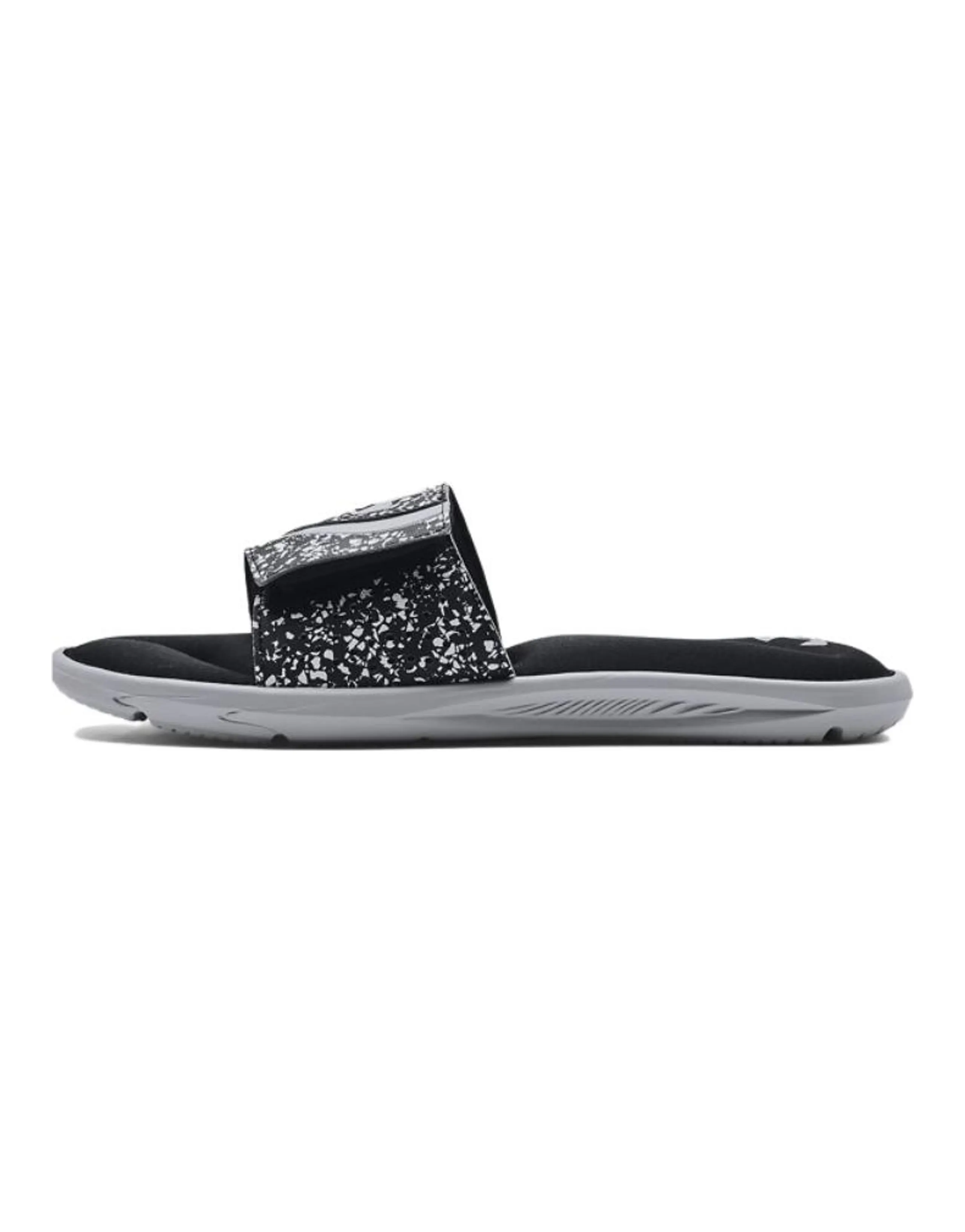 Under Armour Ignite 6 Graphic Strap Slide 'Black Mod Grey'