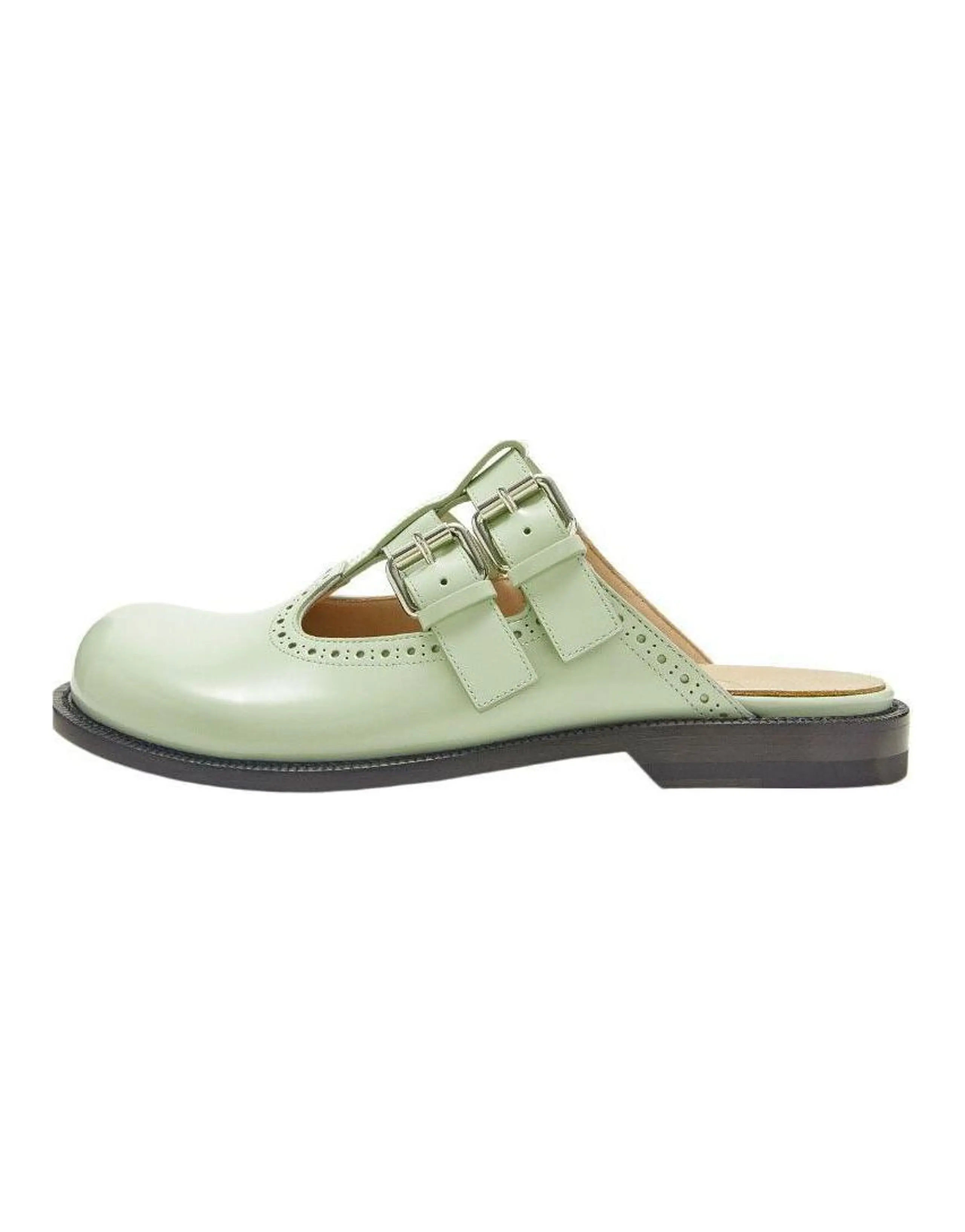 LOEWE Rubber Sole Wrap toe Slippers Women's Green