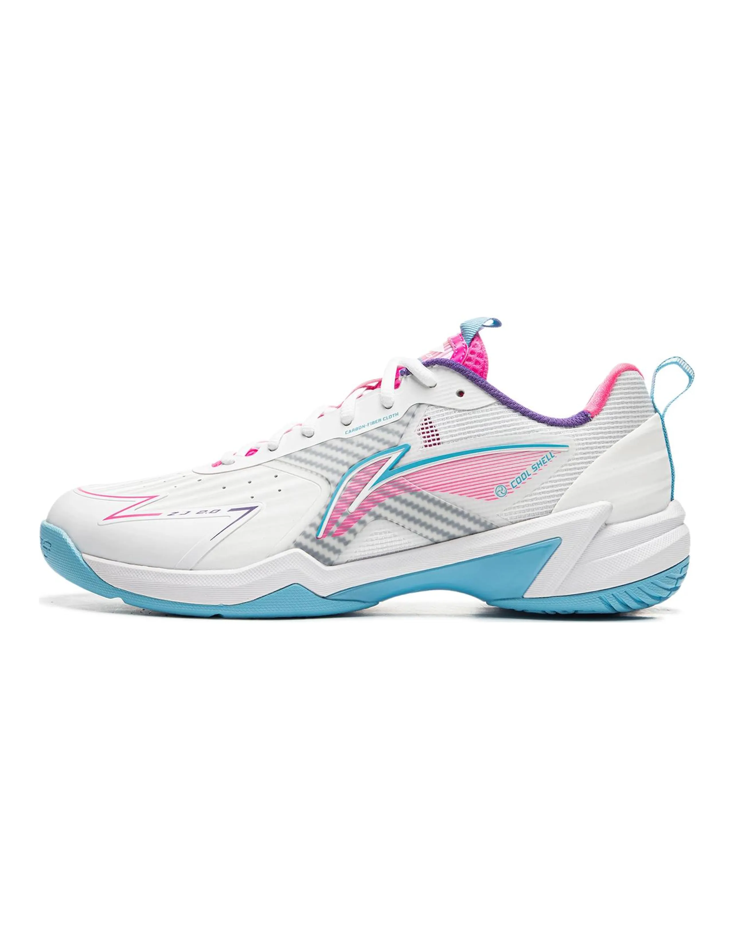 LINING Badminton Shoes Unisex Low-Top Standard White/Ripple Blue