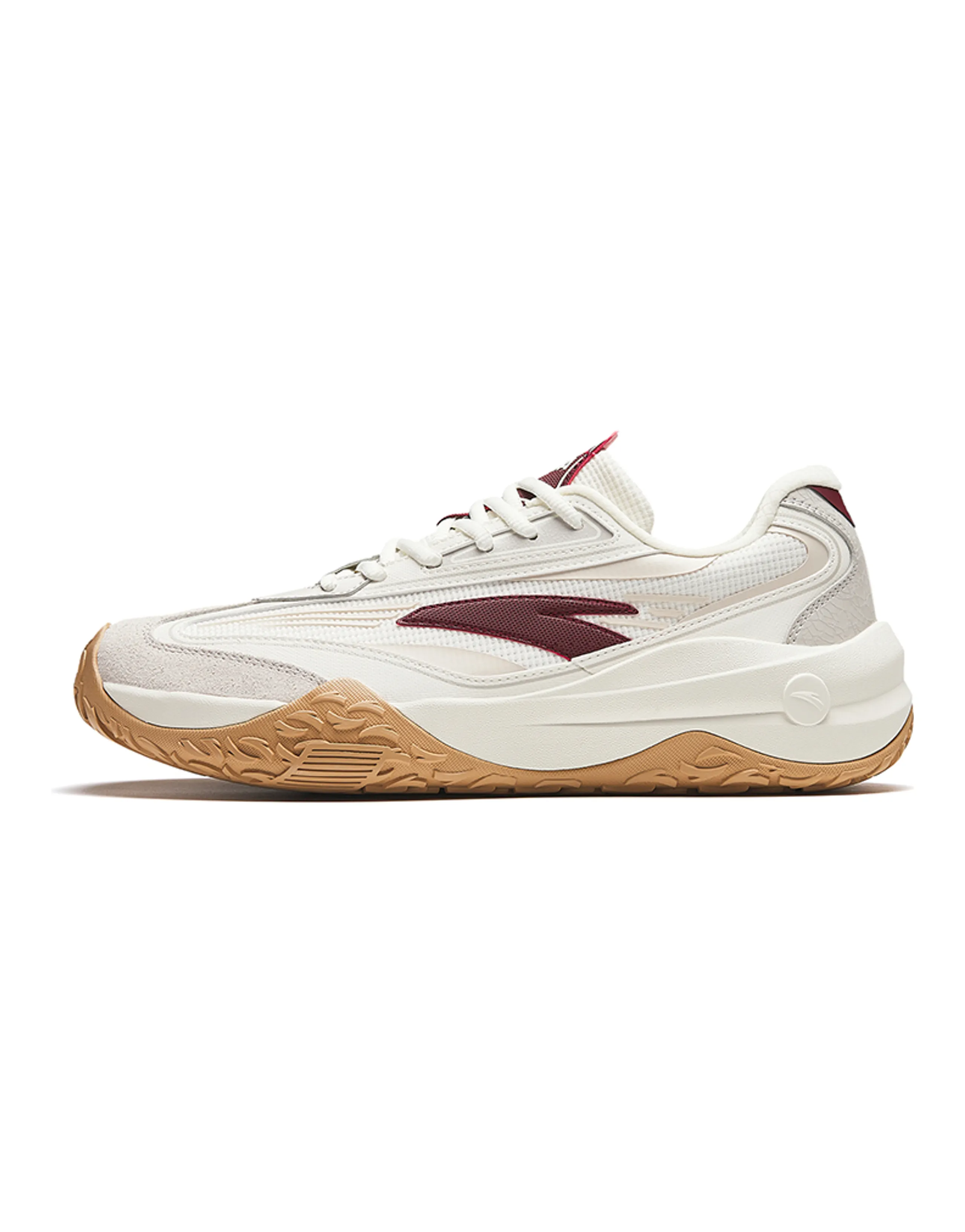 Anta Low-Top Casual Shoes Men's White Gray Red