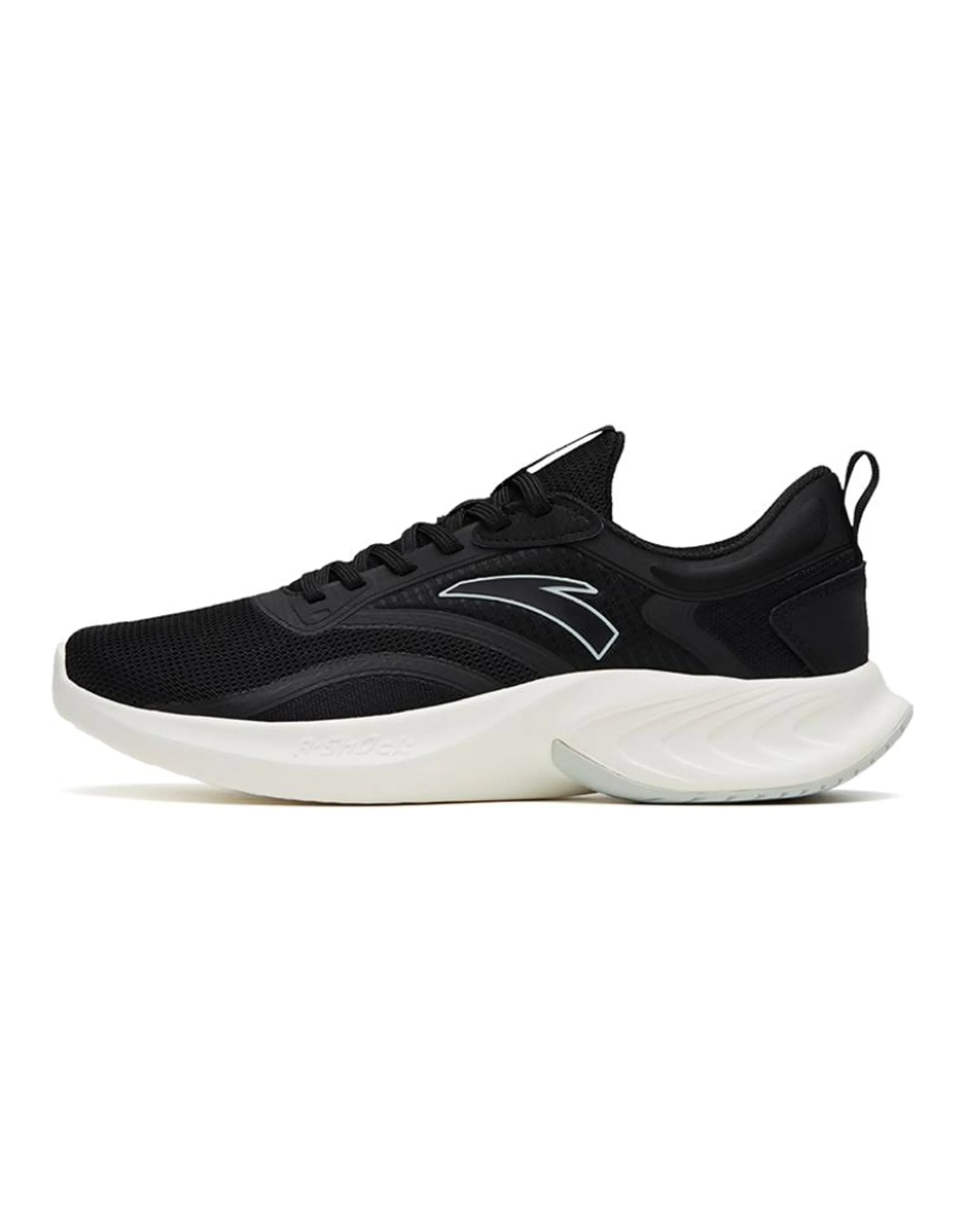 Anta Stinger SE Cushioned Slip-Resistant Low-Top Running Shoes Black White
