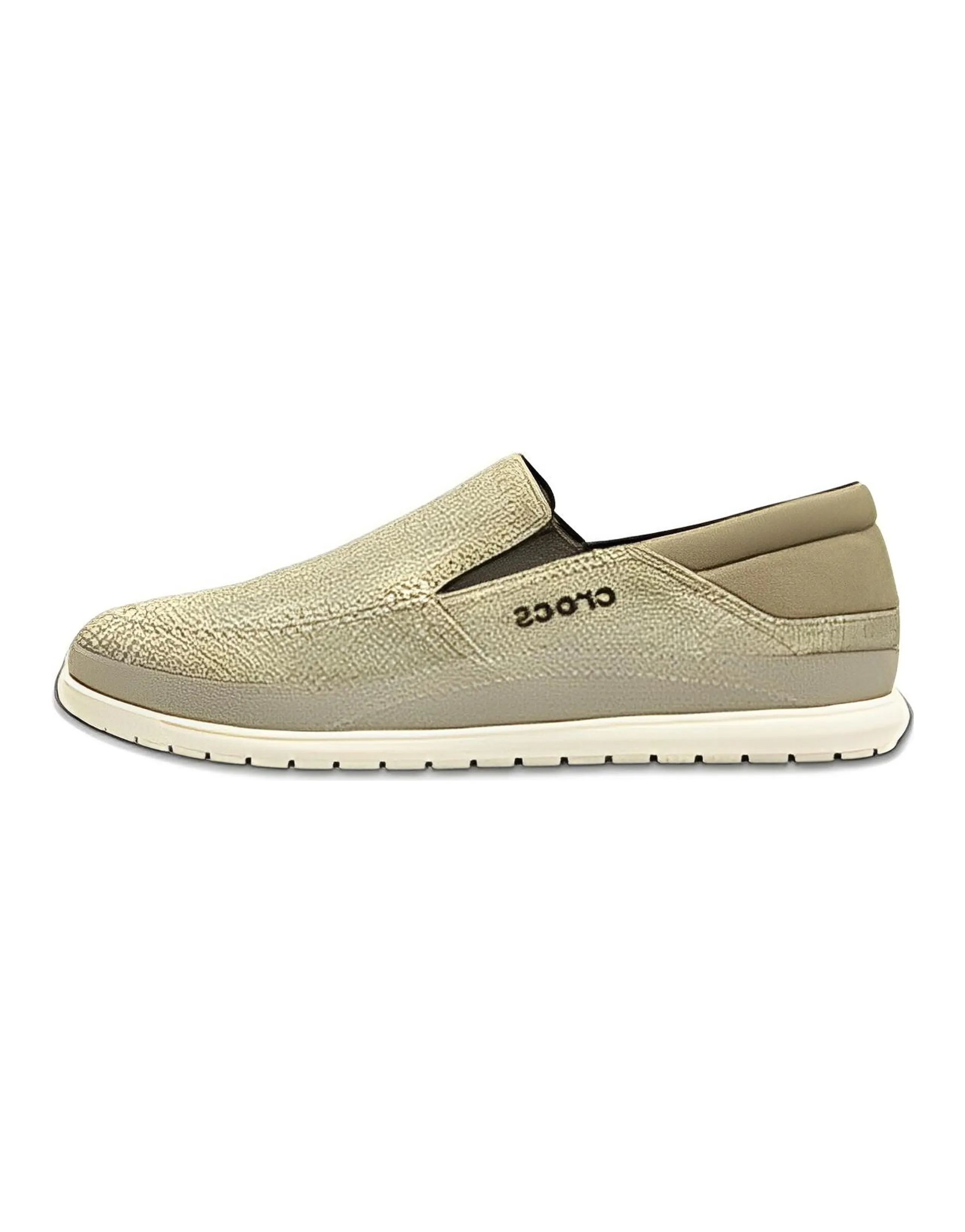 Crocs Santa Cruz Playa Slip On Shoes 'Khaki Stucco'