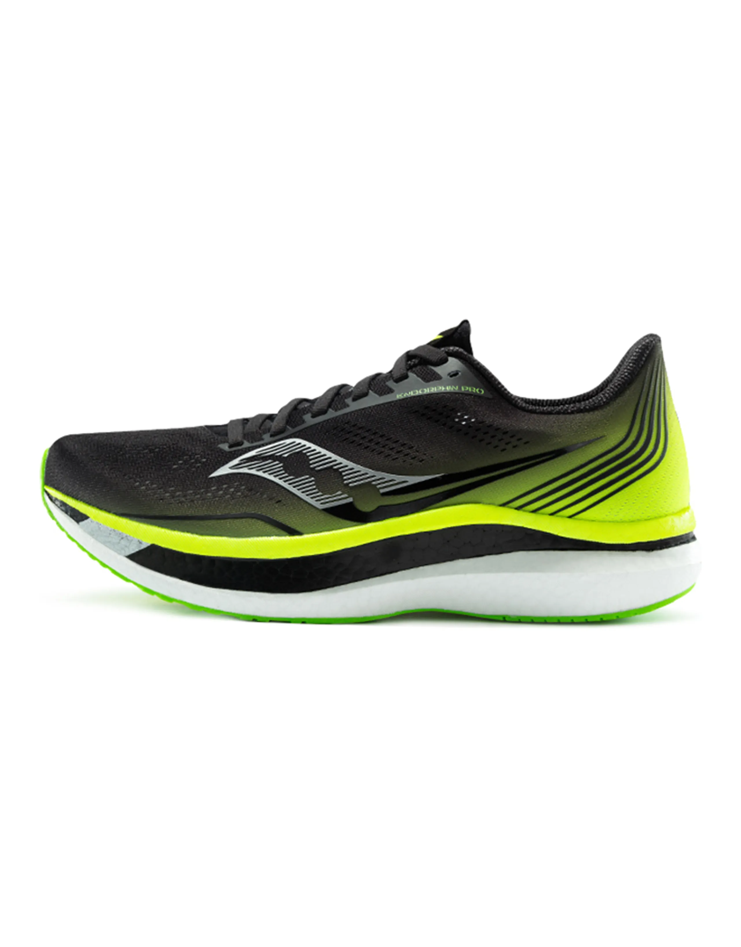 Saucony Anti-Slip Wear-Resistant Low-Top Running Shoes Men's Black Green