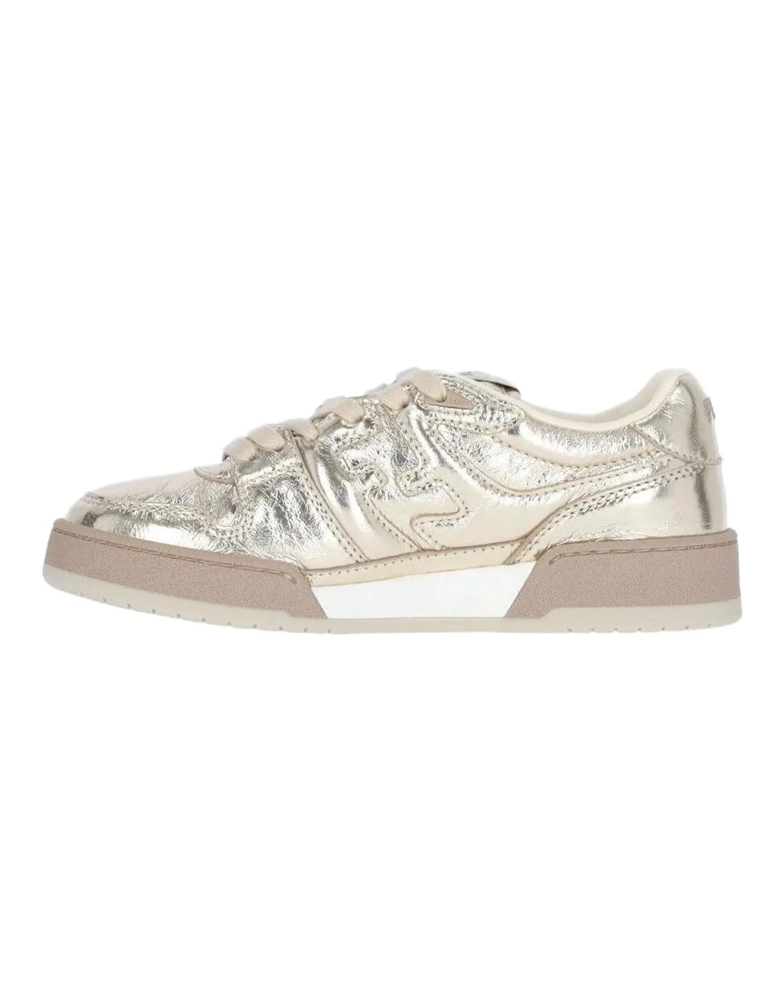 FENDI Metallic Low Top Sneakers Women's