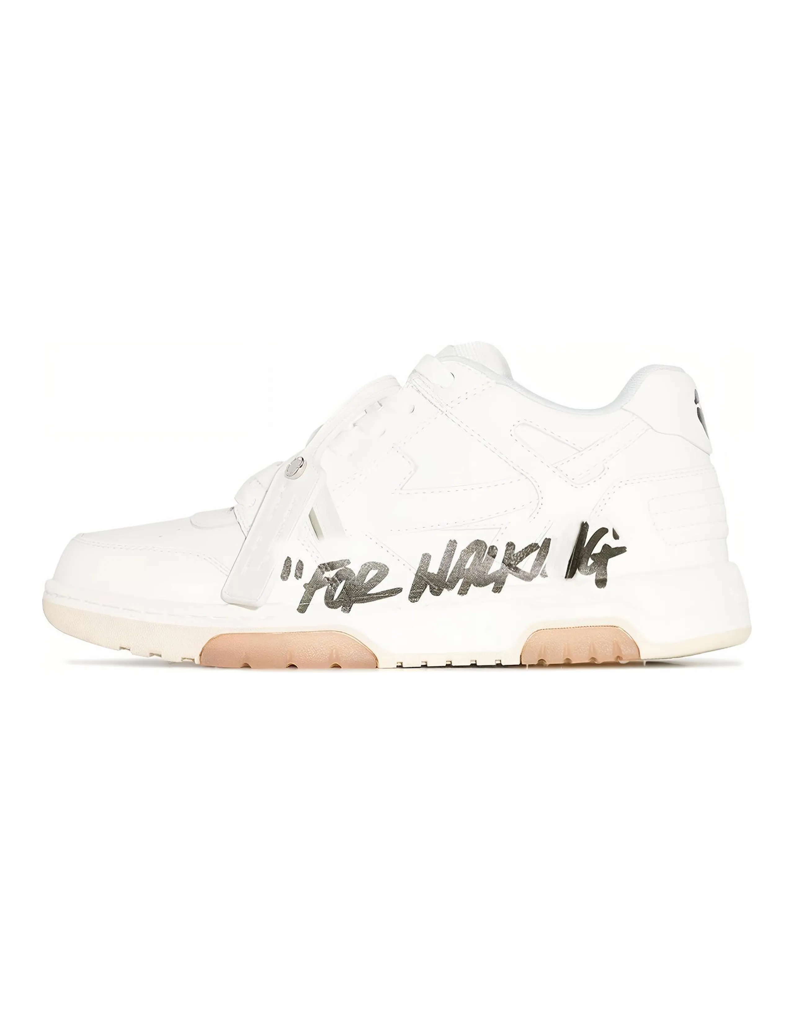 OFF WHITE Out Of Office For Walking Sneaker 'White Black' Women's