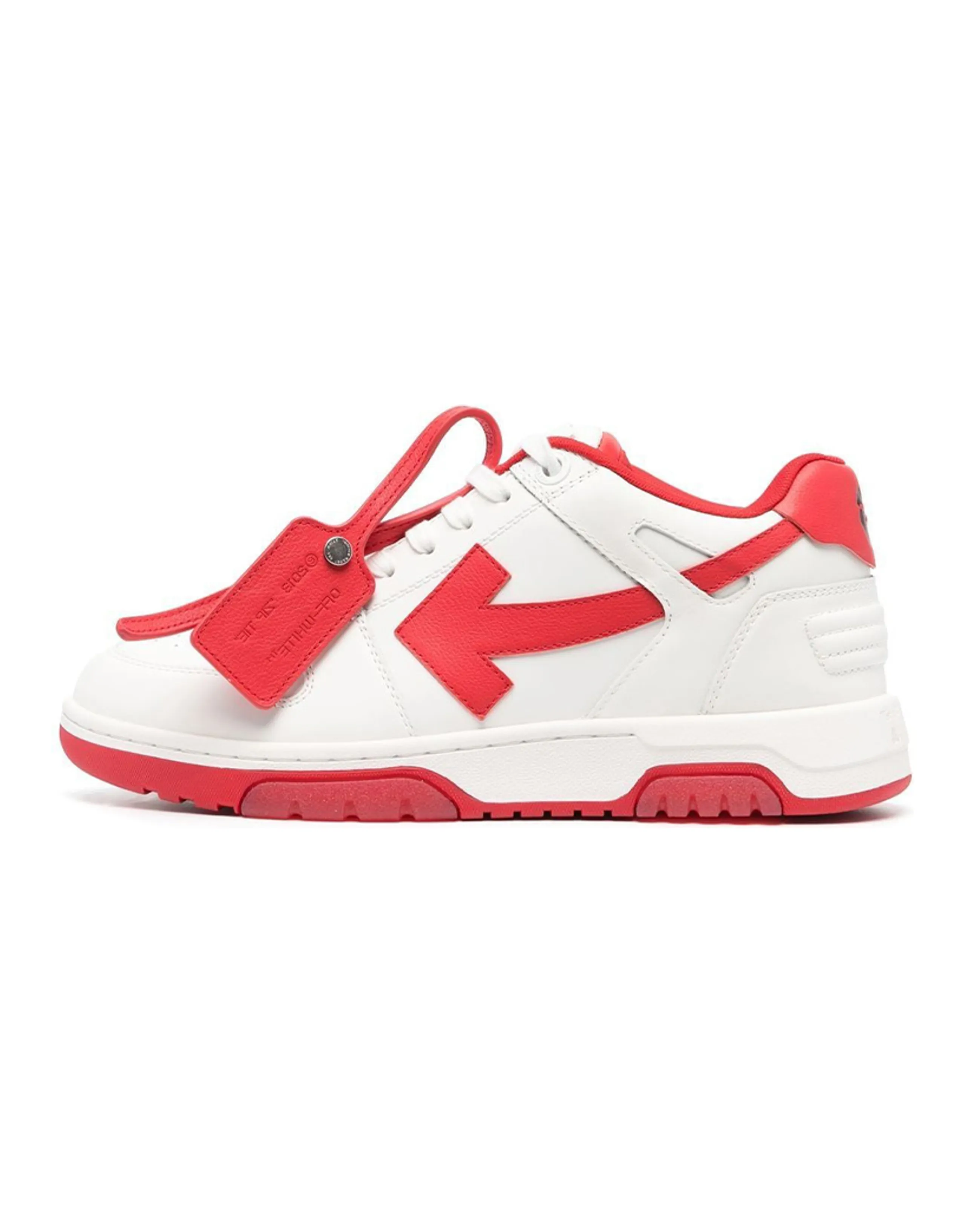 OFF WHITE Out Of Office Low Top Sneaker 'White Red'