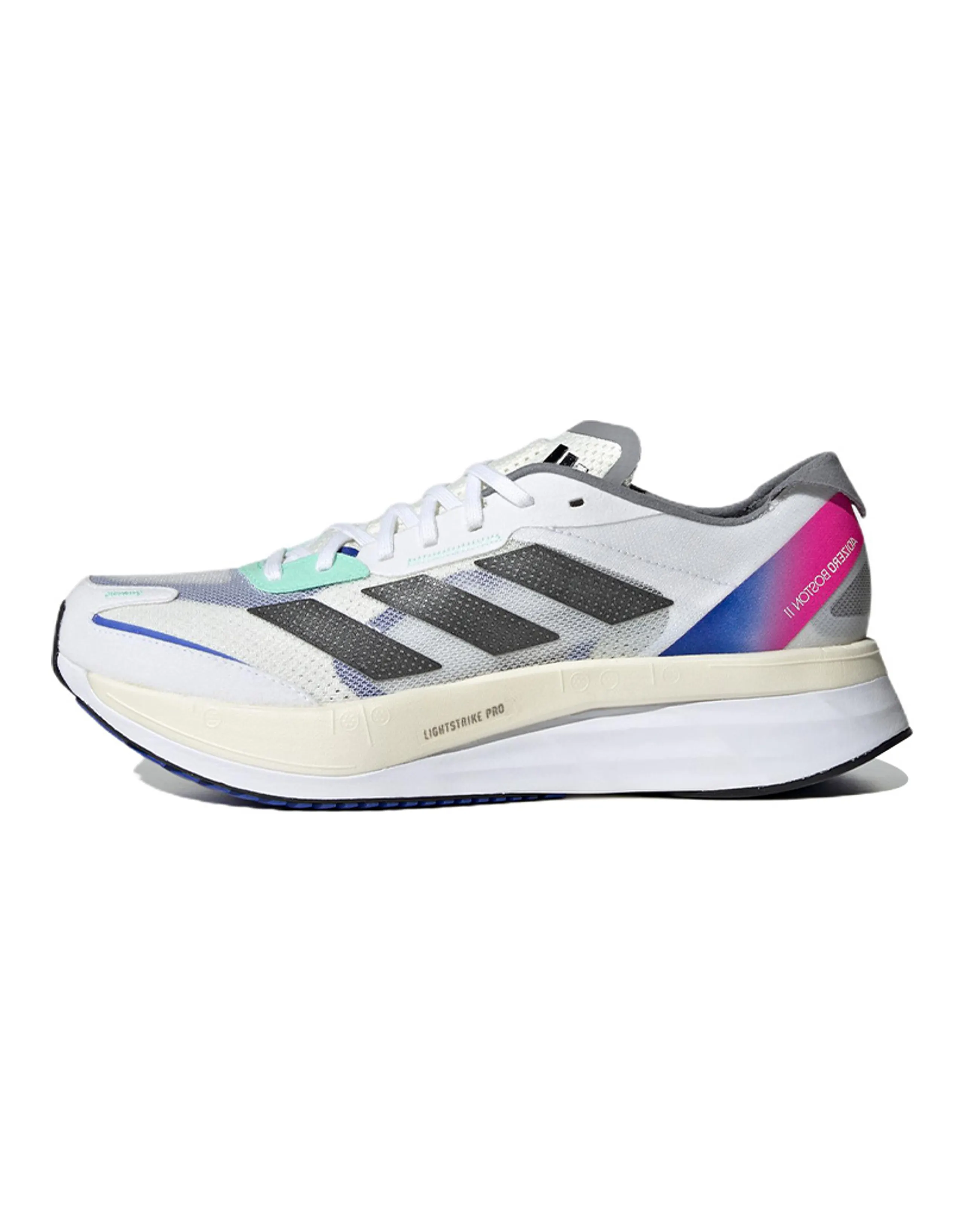Adidas Adizero Boston 11 'White Lucid Blue Fuchsia'