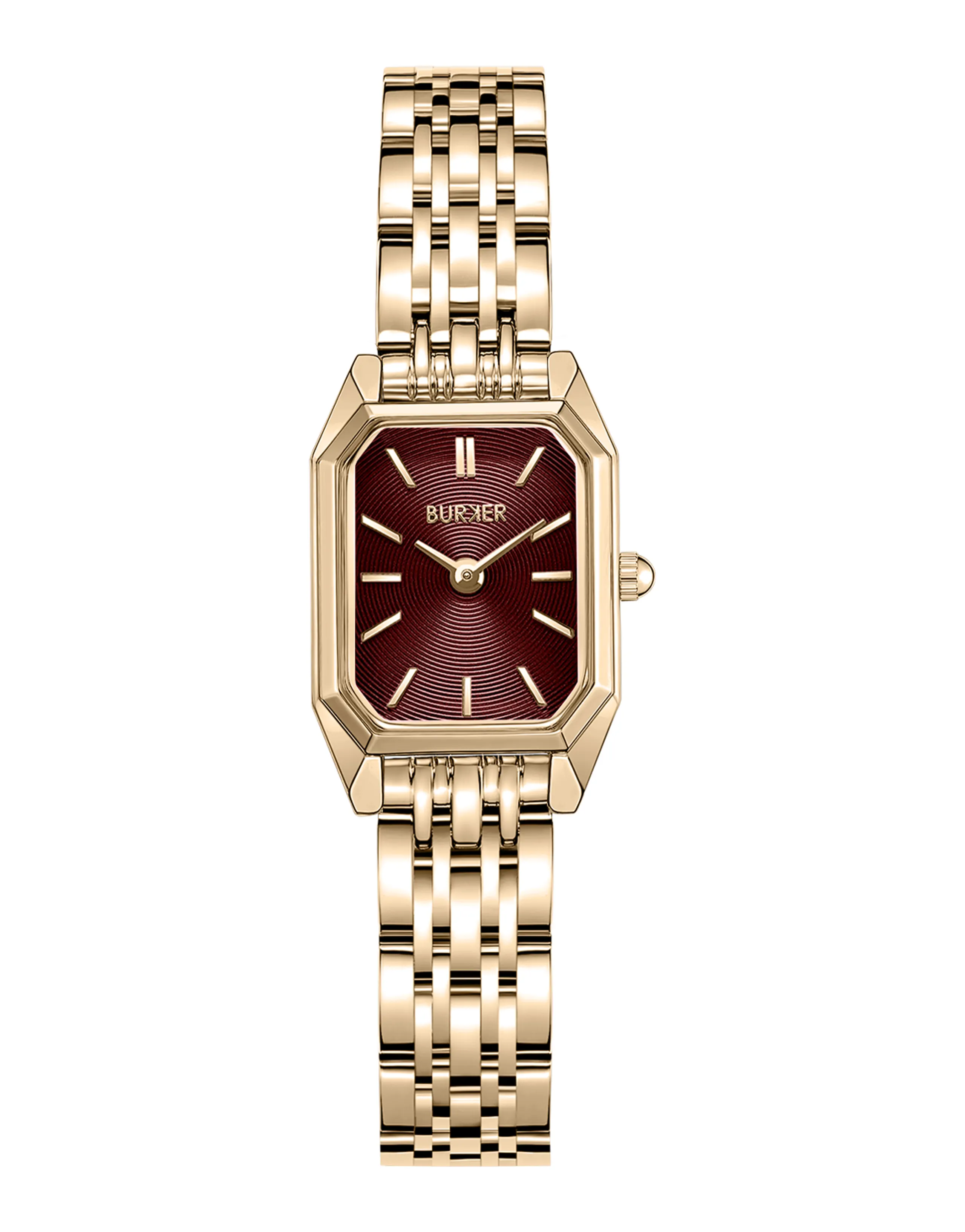 Isabell Petite Gold Burgundy