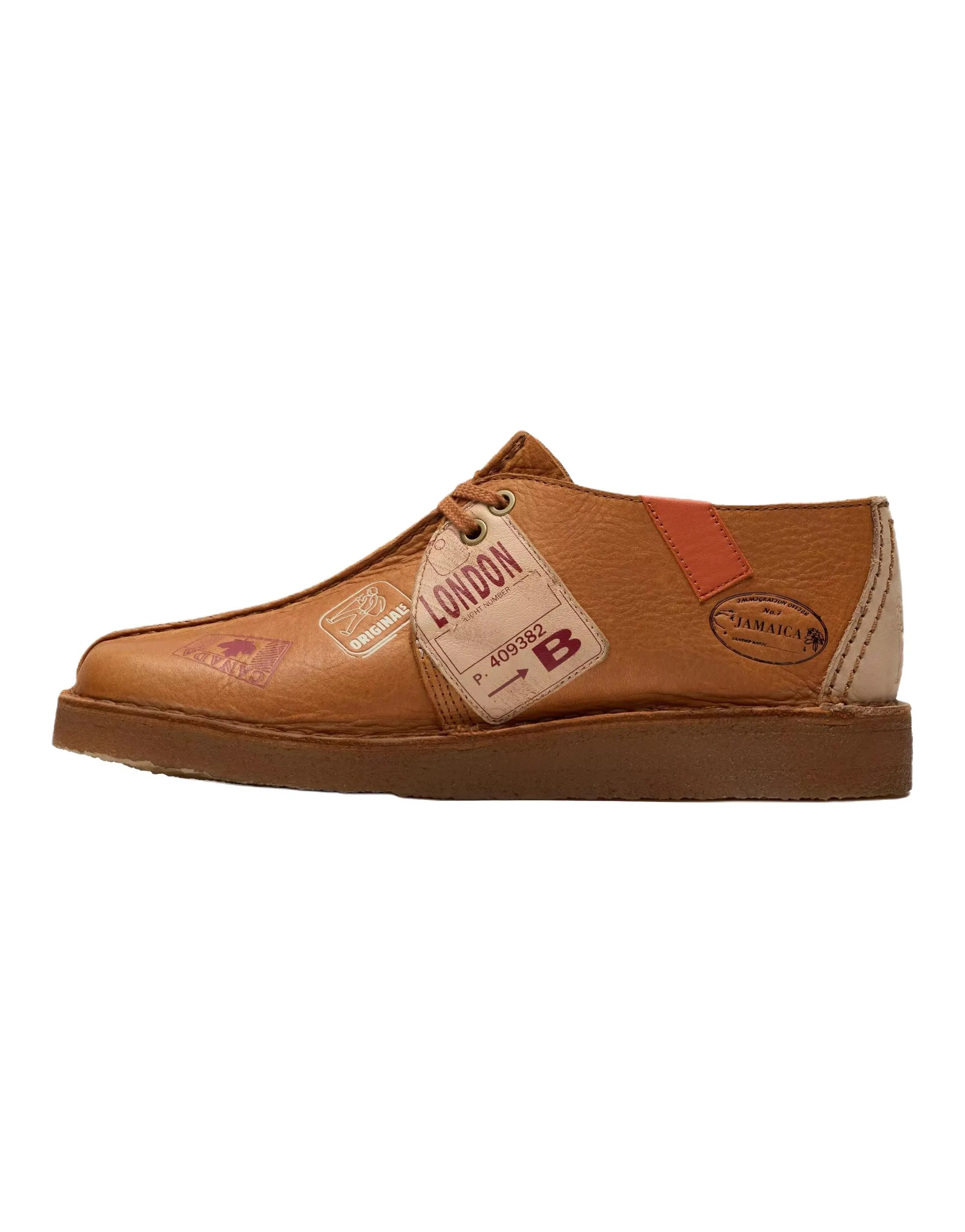 Clarks Desert Trek Leather Versatile Comfortable Casual Shoes Men's Brown