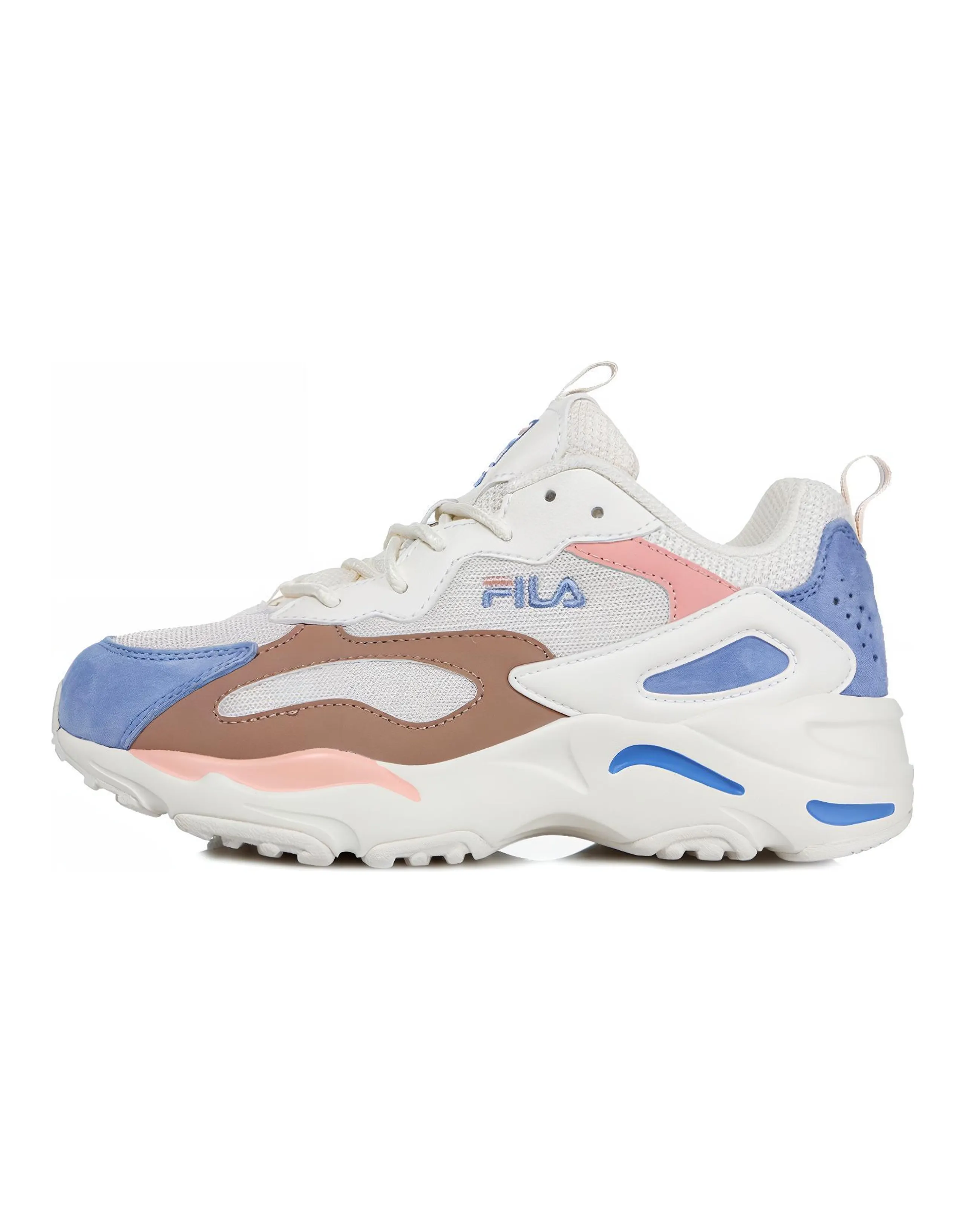 FILA Tracer Retro Running Shoes Brown/Blue/Pink