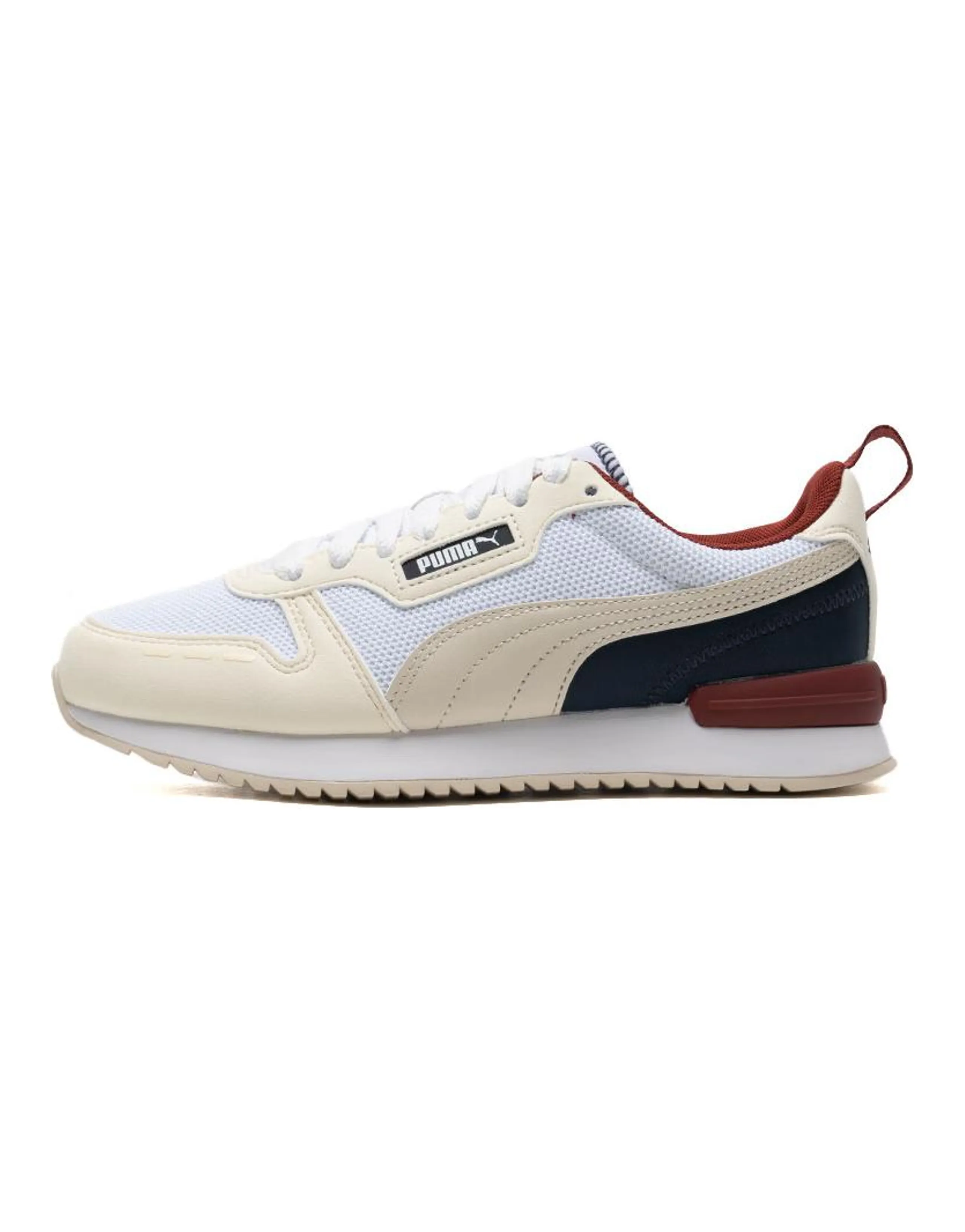 PUMA R78 Casual Shoes Unisex Low-Top Beige/White/Marine Blue