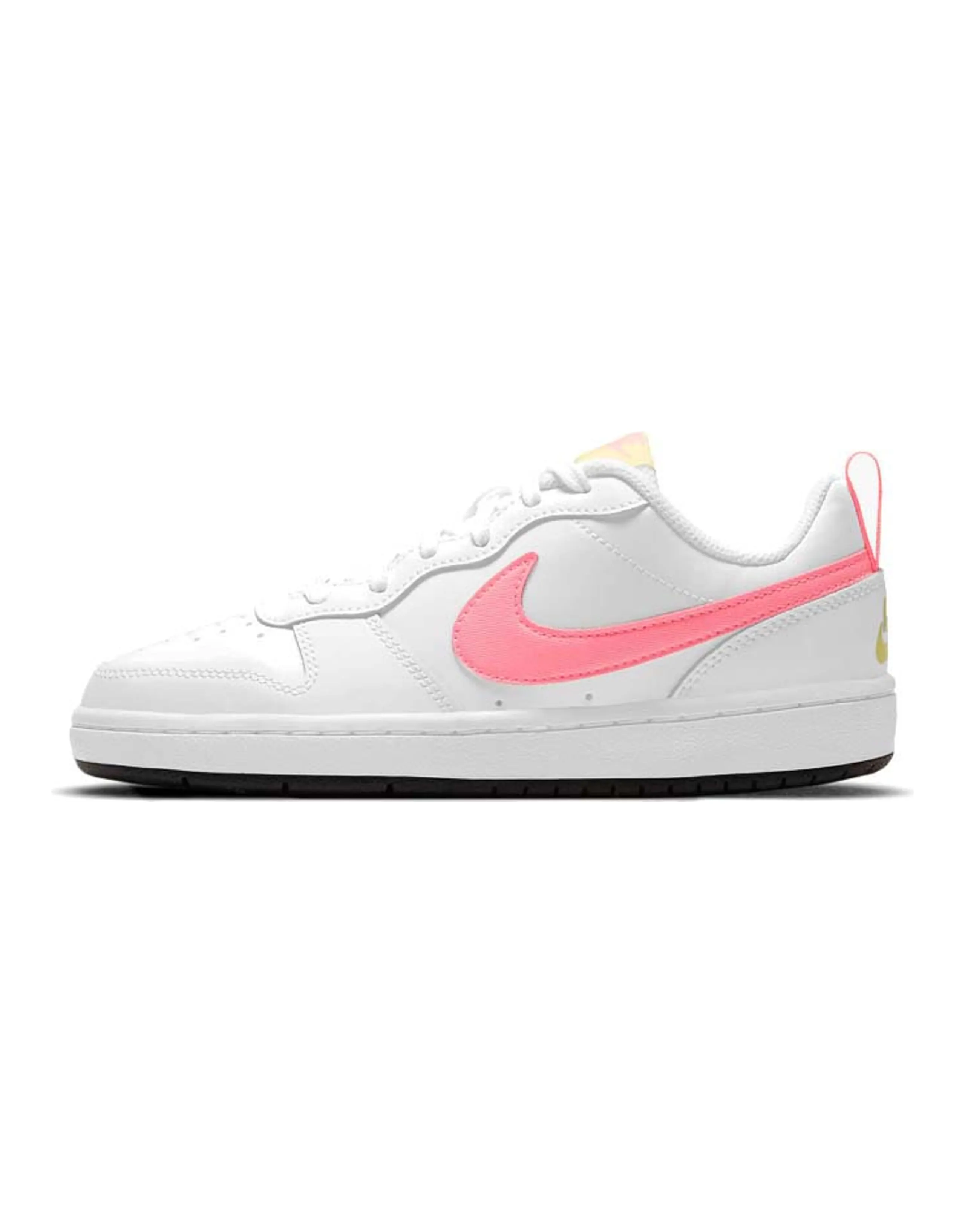 Nike Court Borough Low 2 White Light Citron GS